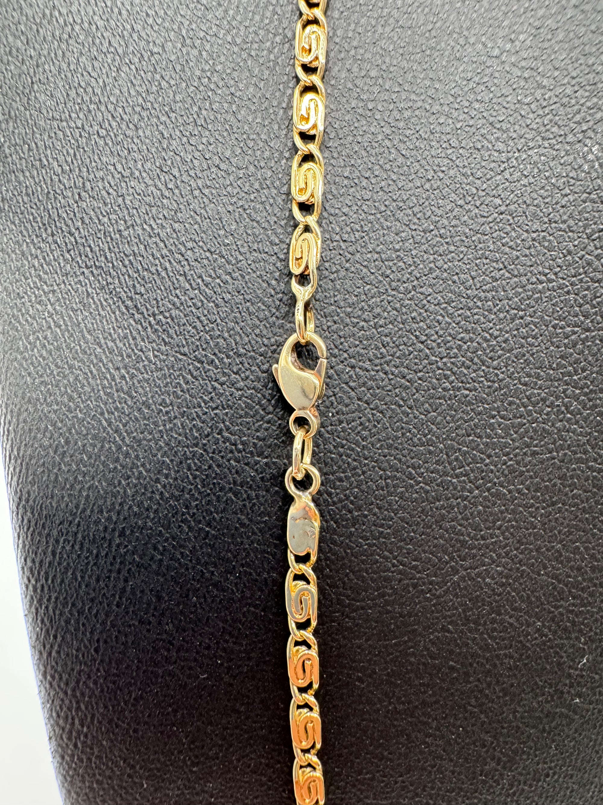 2.5MM Swirl Link Chain 21 inches