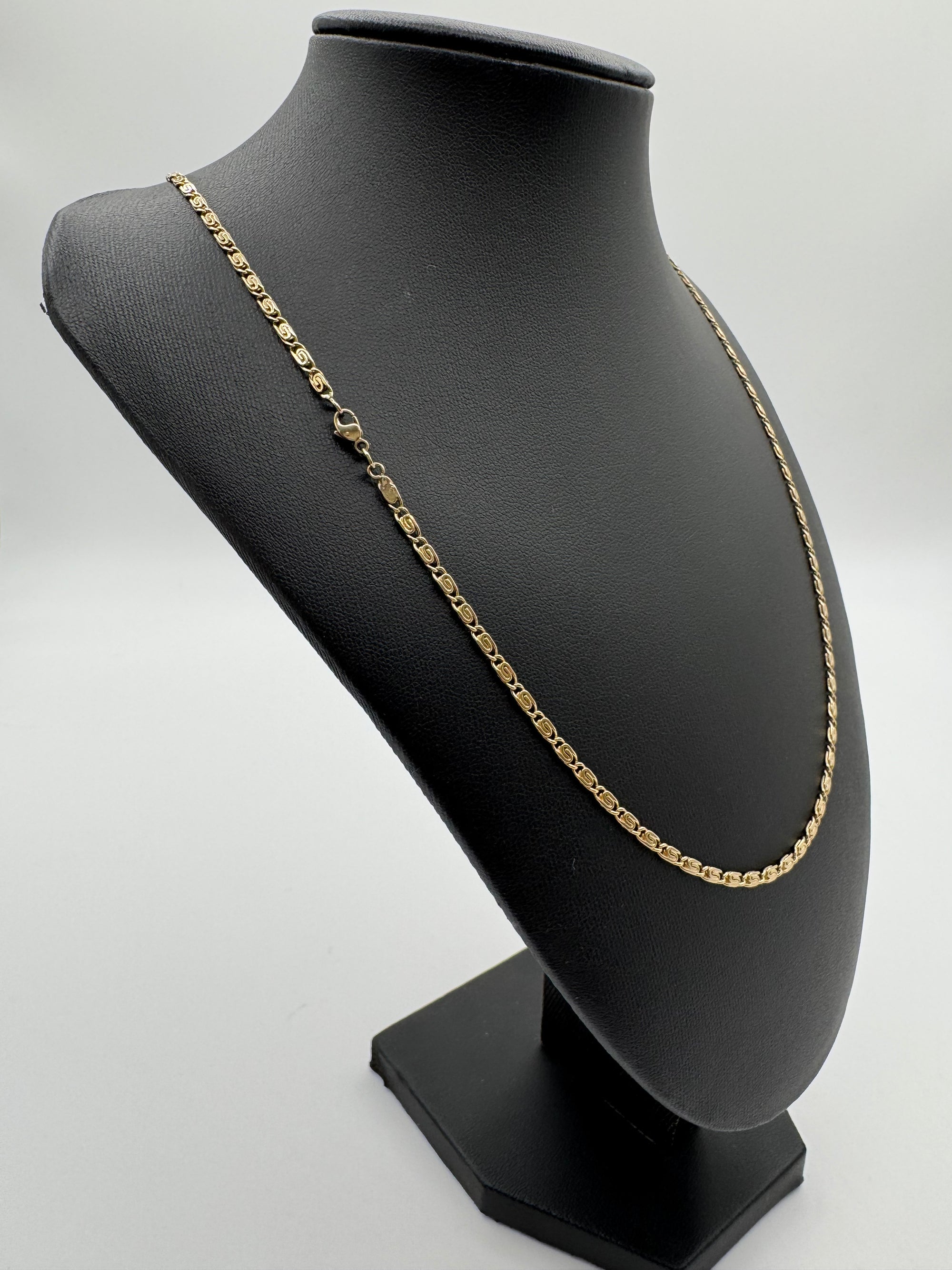 2.5MM Swirl Link Chain 21 inches