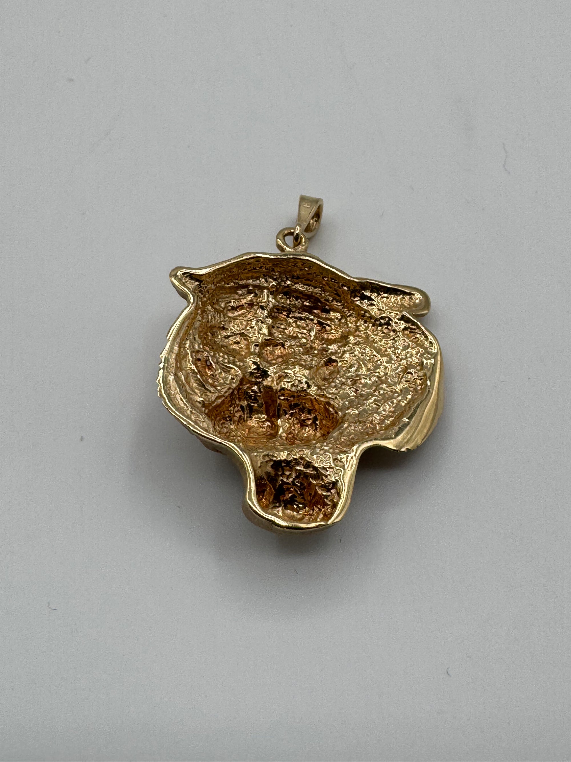 Matte Tiger Pendant-1 1/4 inch