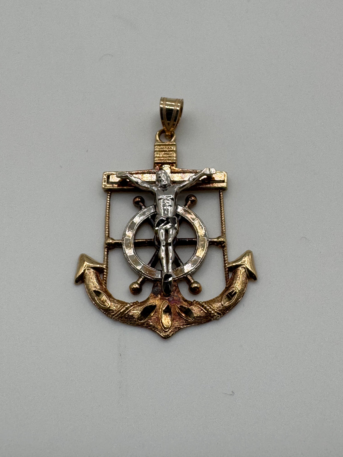 Religious Anchor-1.5 Inch (TRI COLOR)