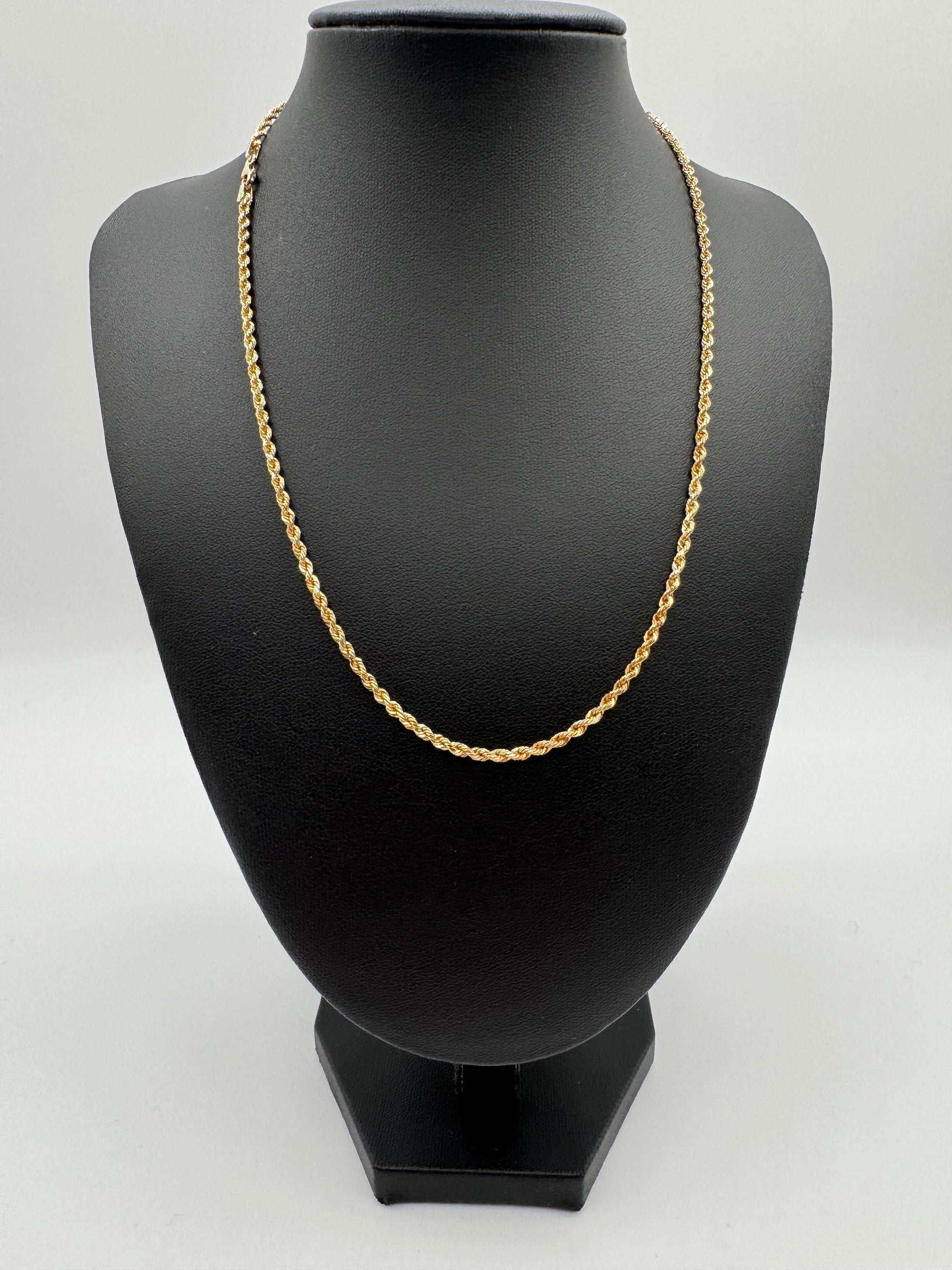 2 5mm Rope Chain 2.5mm Rope Chain 18 inches (DIAMOND CUT) - LINX RESALE