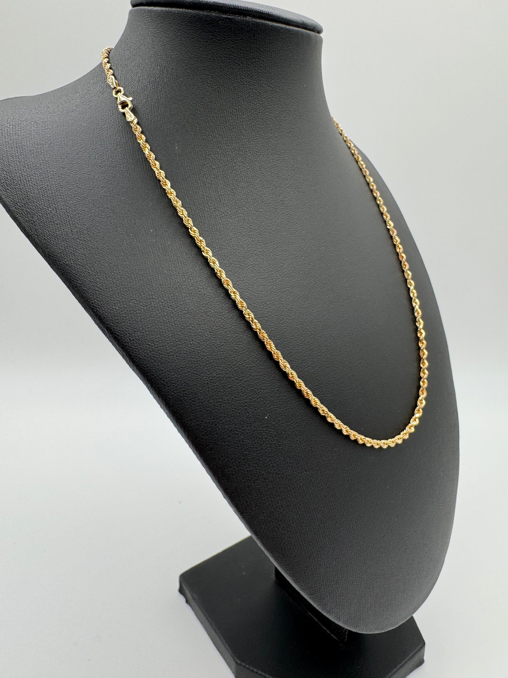 2 5mm Rope Chain 2.5mm Rope Chain 18 inches (DIAMOND CUT) - LINX RESALE