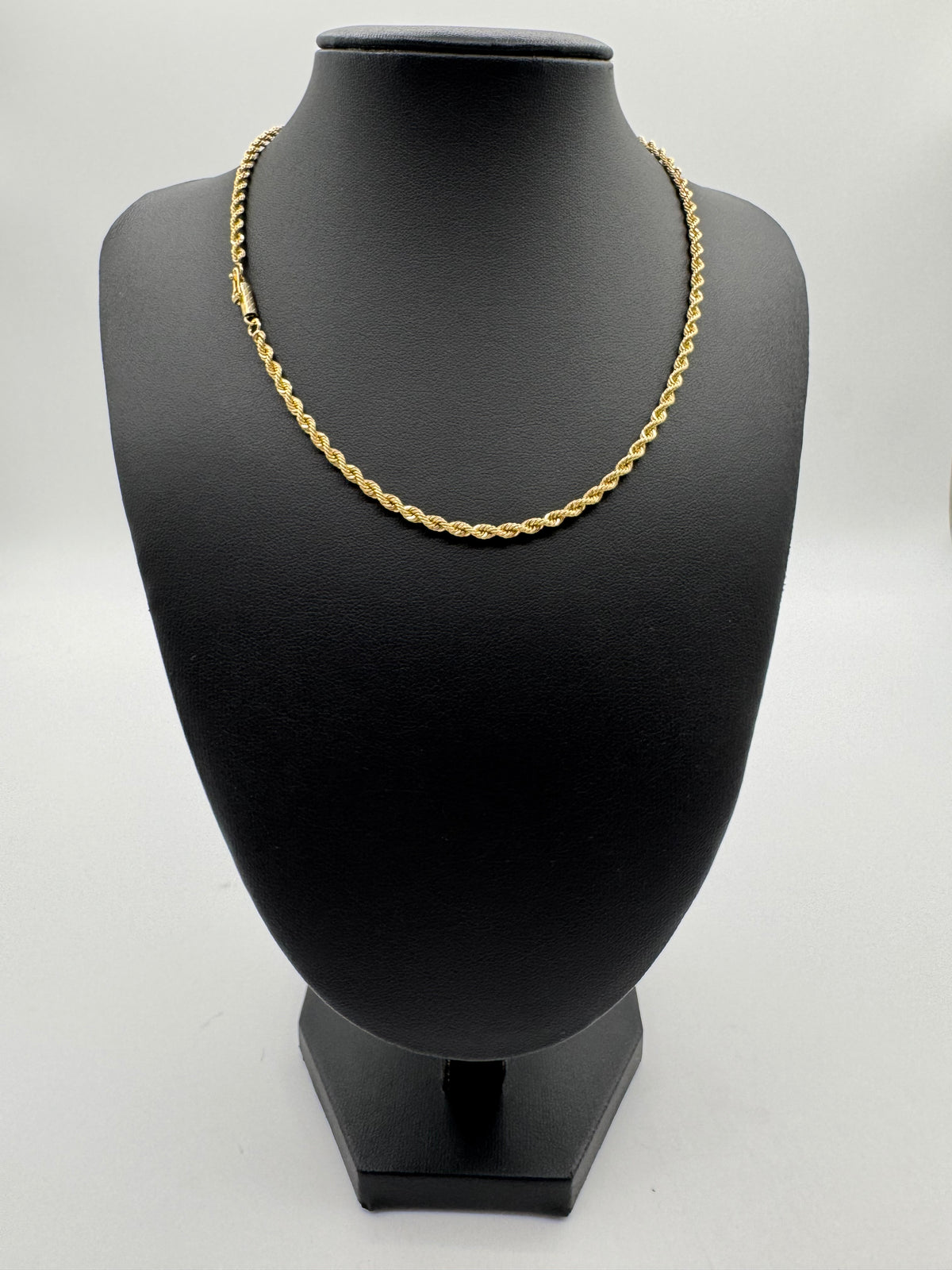 3mm Rope Chain 15.5 inches