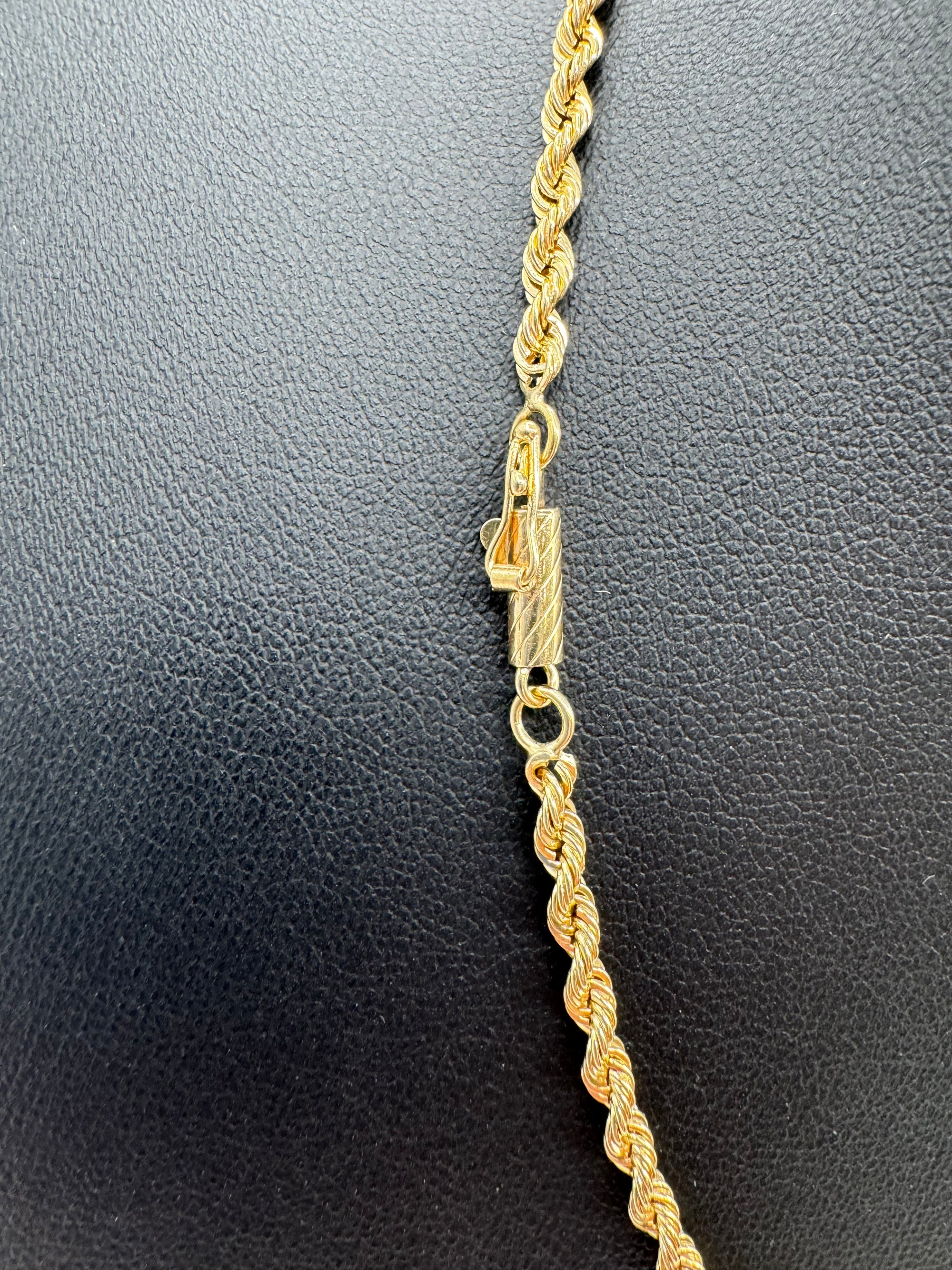 3mm Rope Chain 15.5 inches