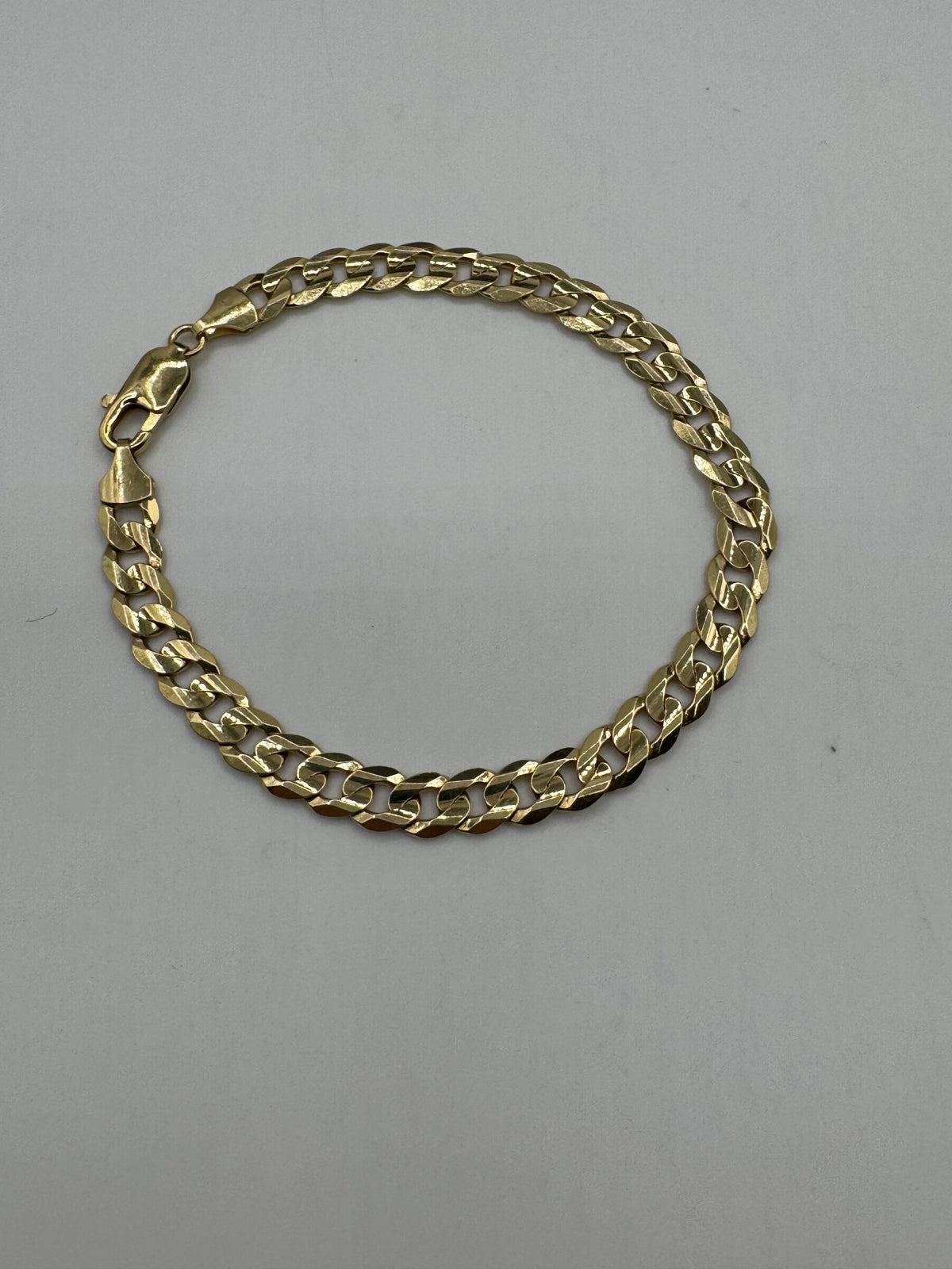 7mm Flat Curb Bracelet 8.5 inches (JACOJE)