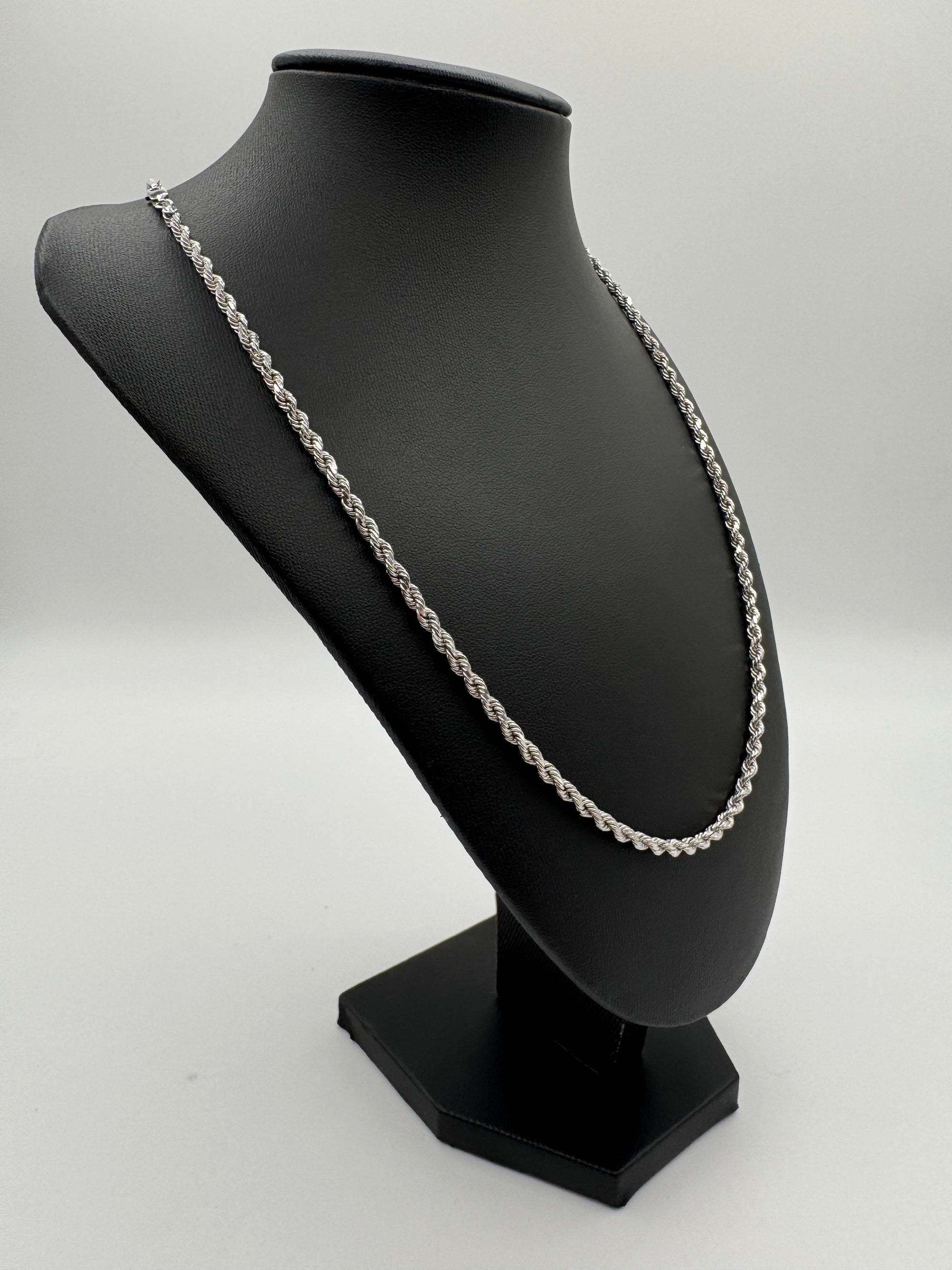 3.5mm Rope Chain 22 inches (DIAMOND CUT)