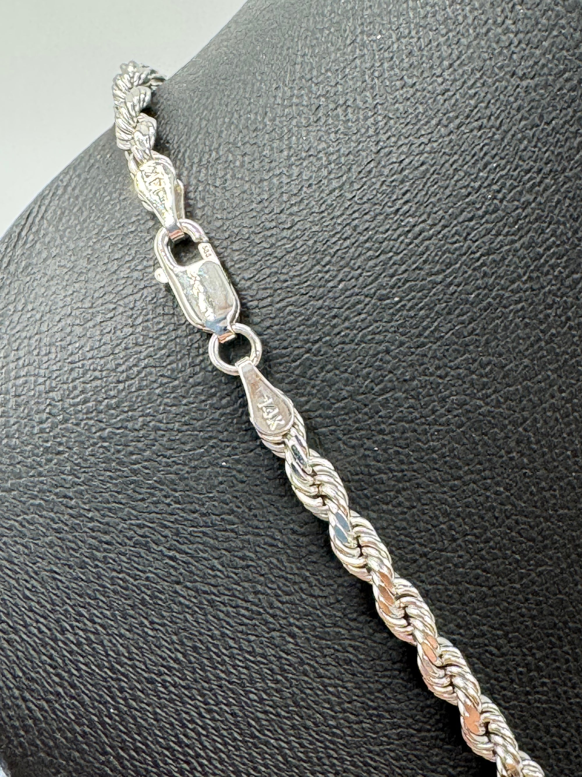 3.5mm Rope Chain 22 inches (DIAMOND CUT)
