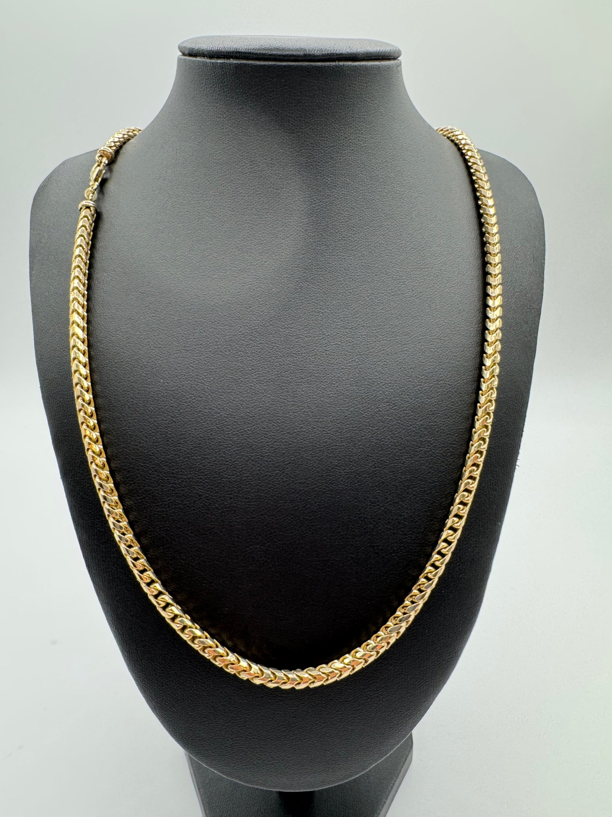 4mm Franco Chain 24 inches (DIAMOND CUT)