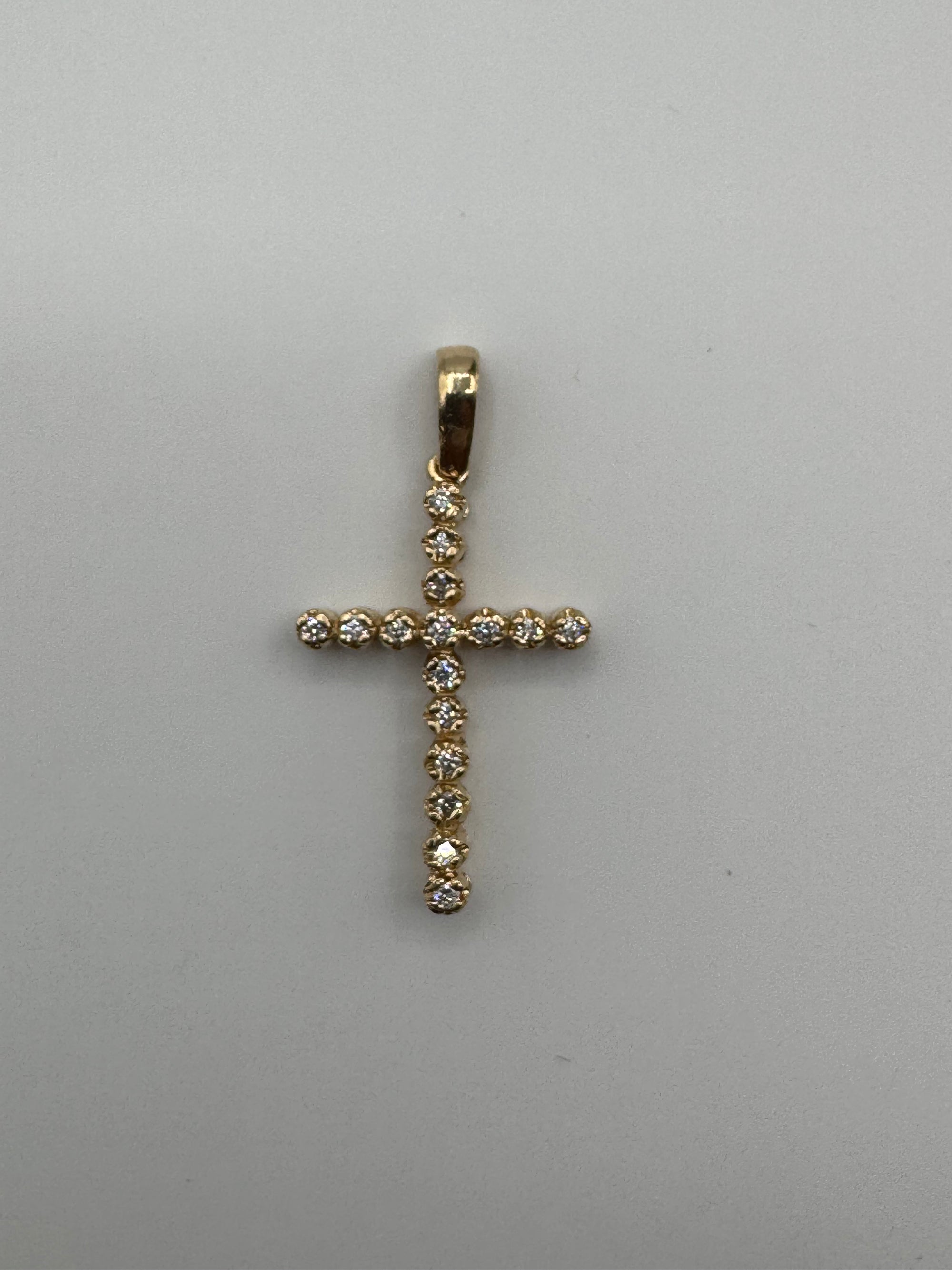 Diamond Cross-1 1/2 Inch