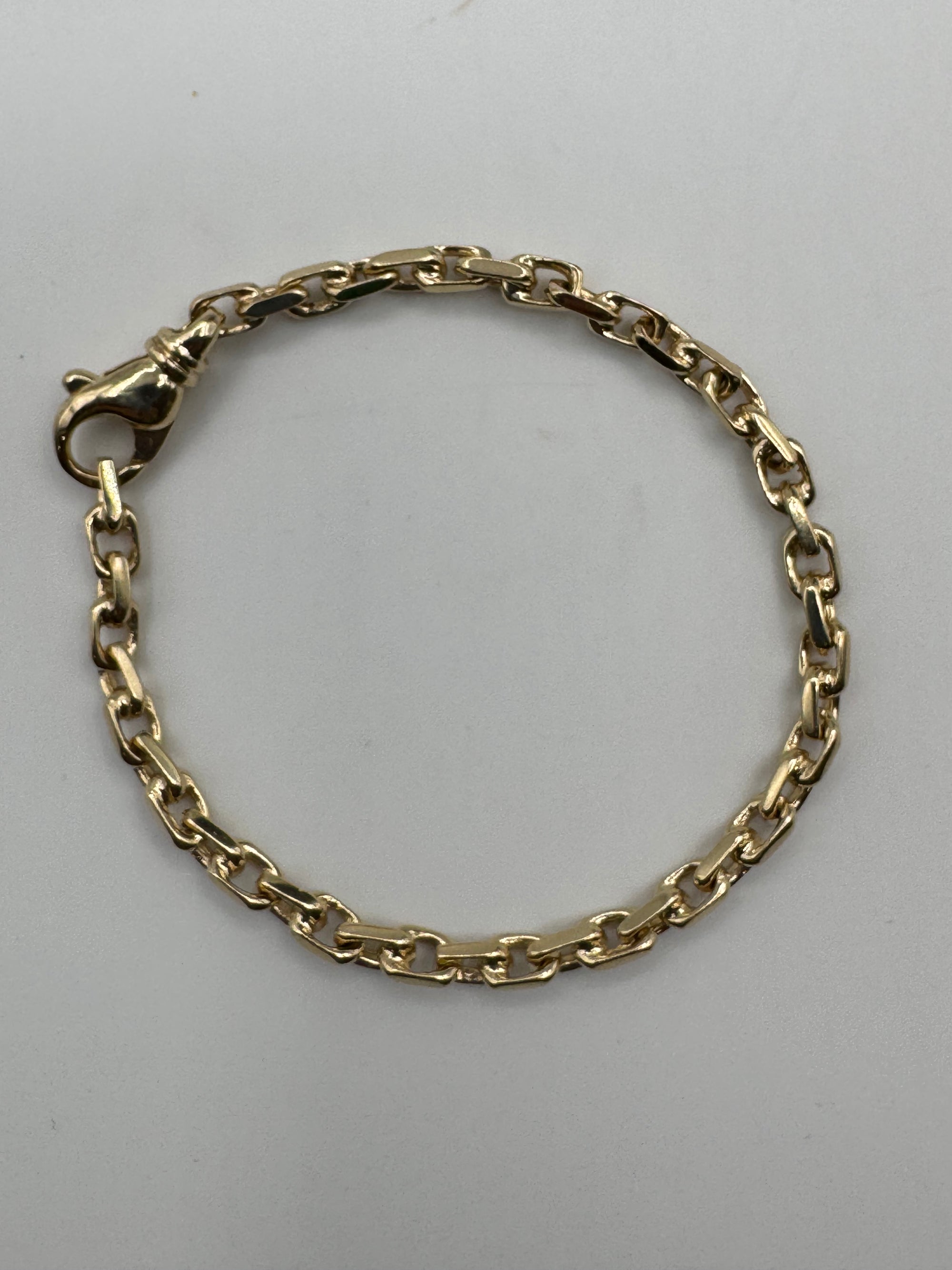 4mm Cable Link Bracelet 7.5 inches