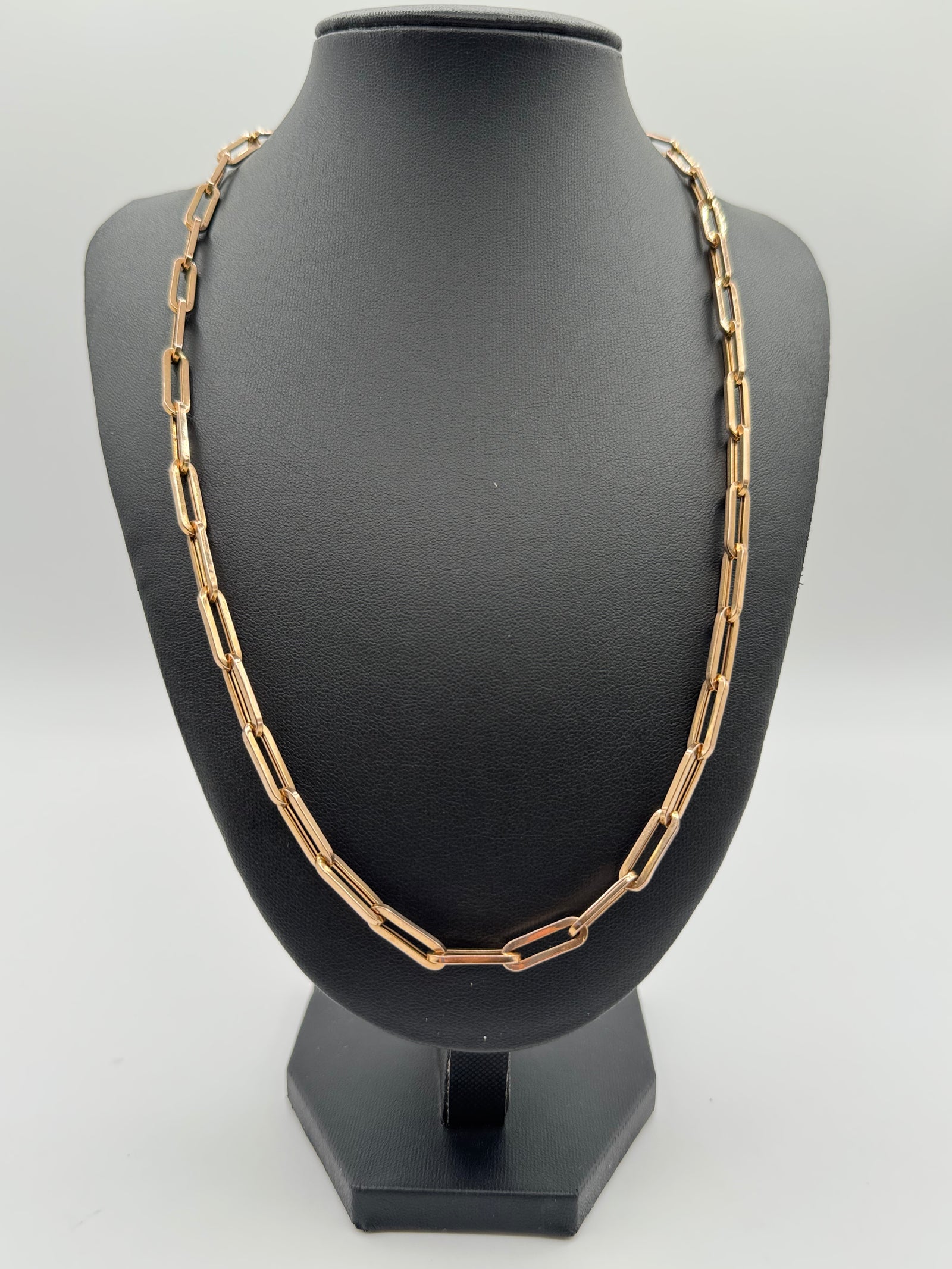 5mm Paper Clip Chain 22 inches