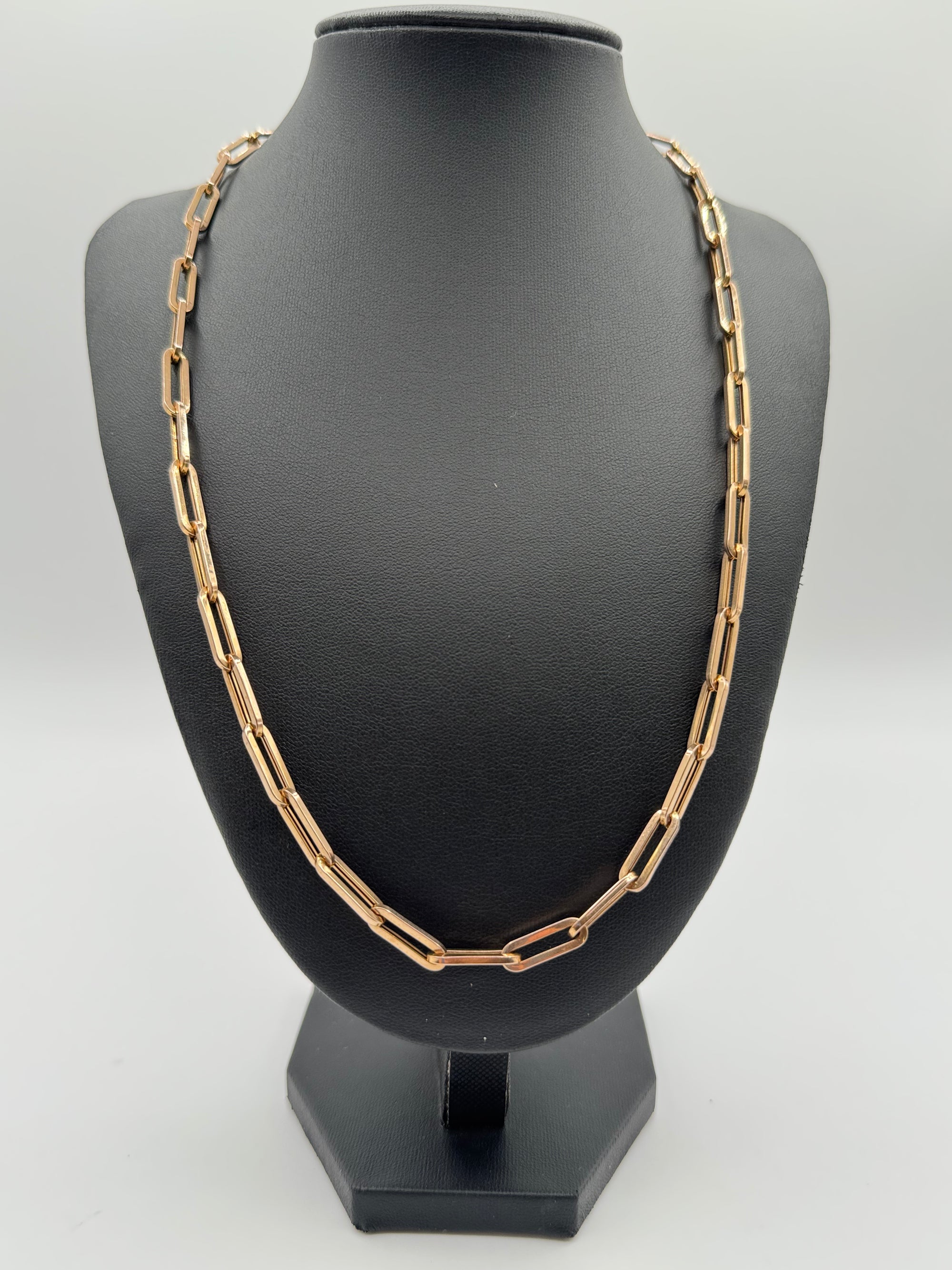 5mm Paper Clip Chain 22 inches