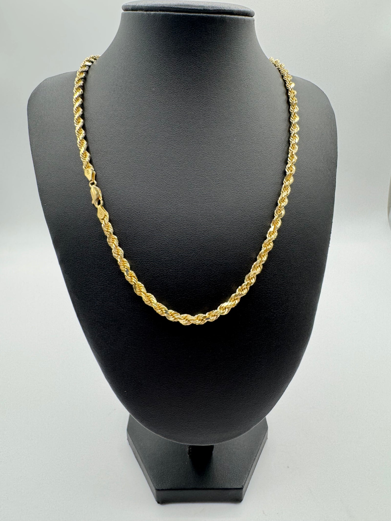 5mm Rope Chain 19.75 inches (DIAMOND CUT)
