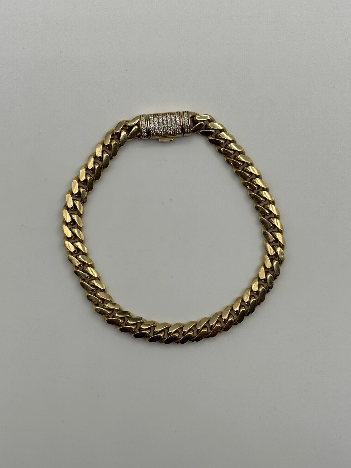 6MM Miami Cuban Link 7 inches (DIAMOND LOCK)