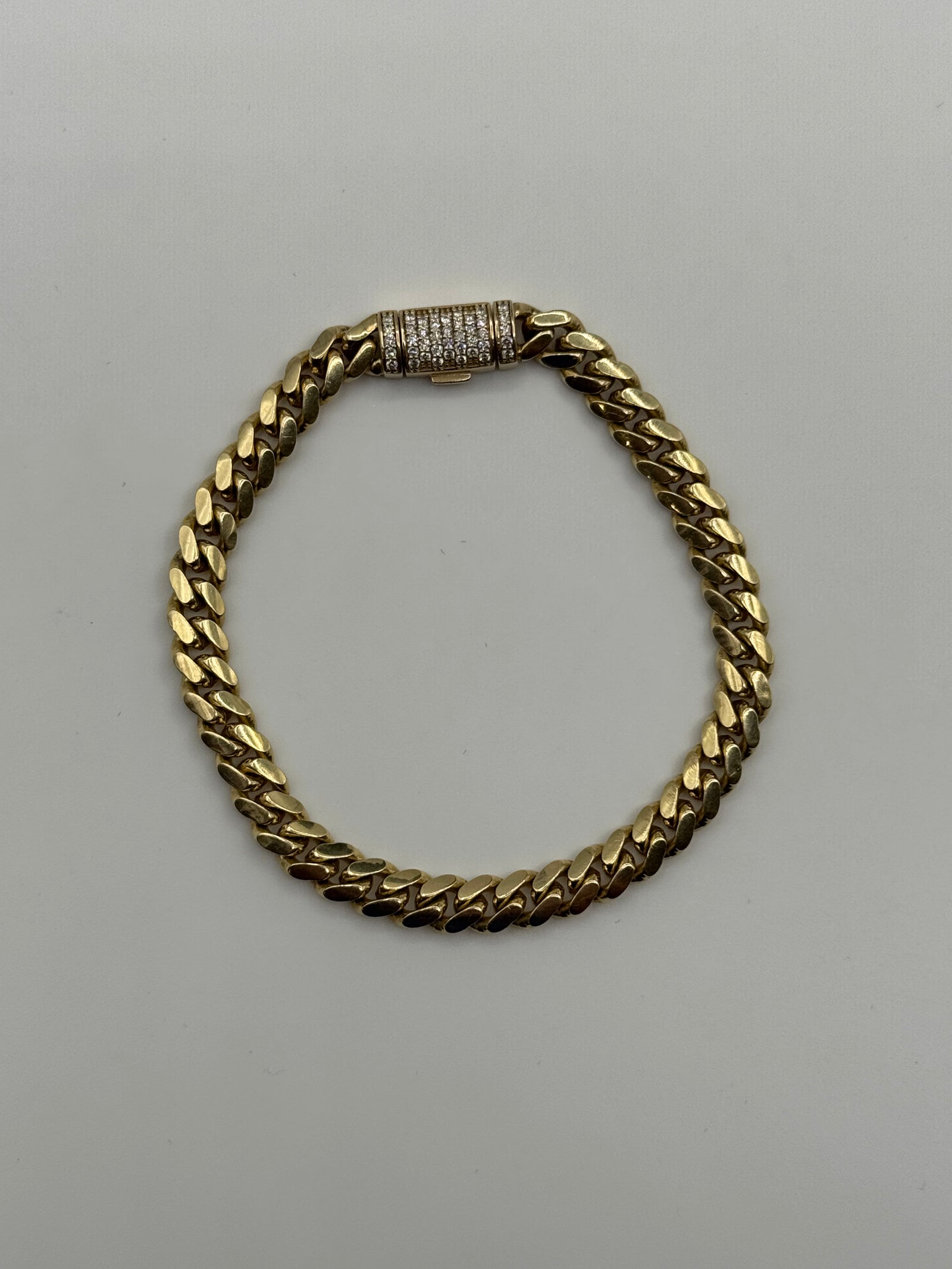 6MM Miami Cuban Link 7 inches (DIAMOND LOCK)