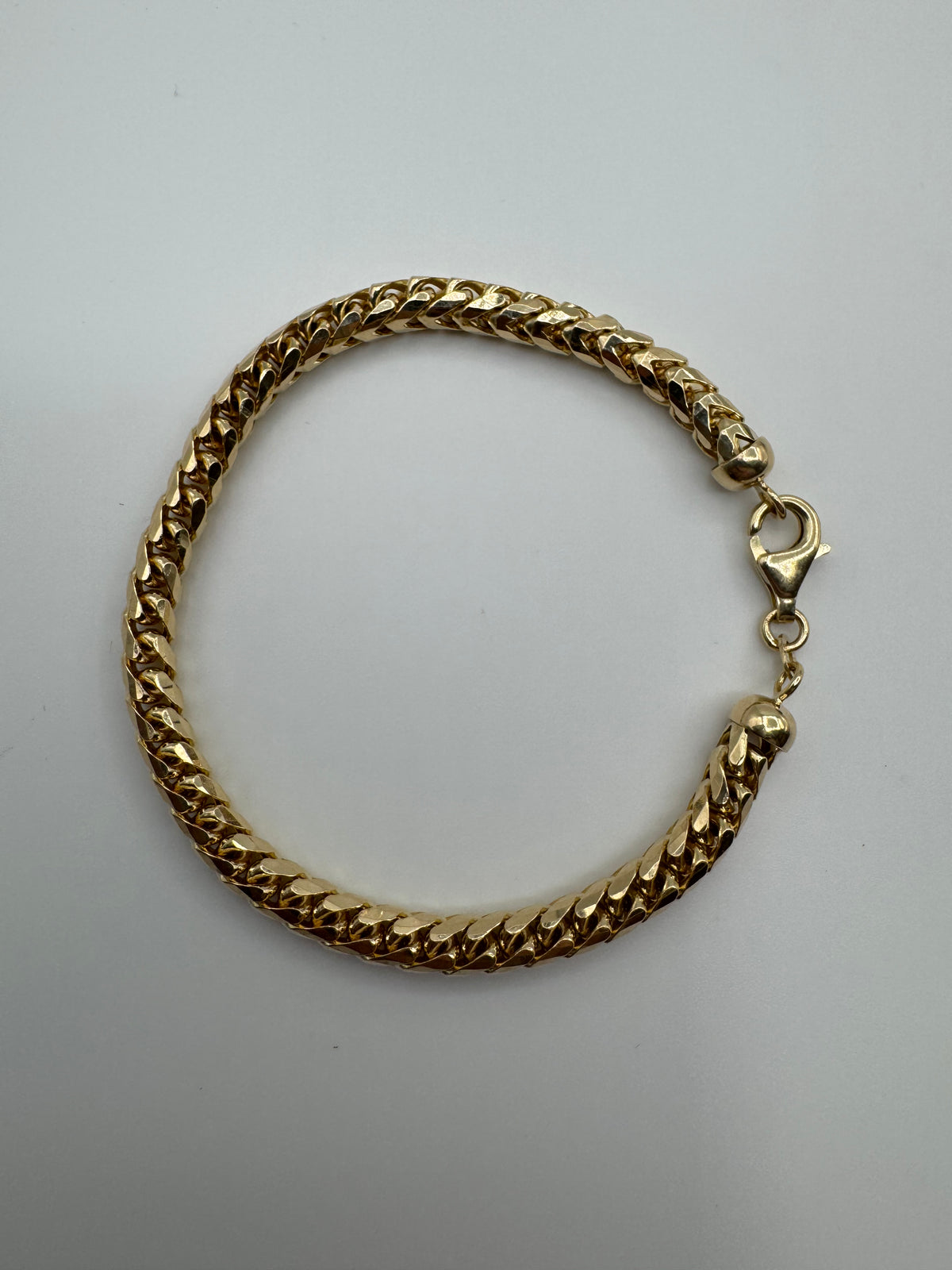 5mm Franco Bracelet 8.5 inches (DIAMOND CUT)