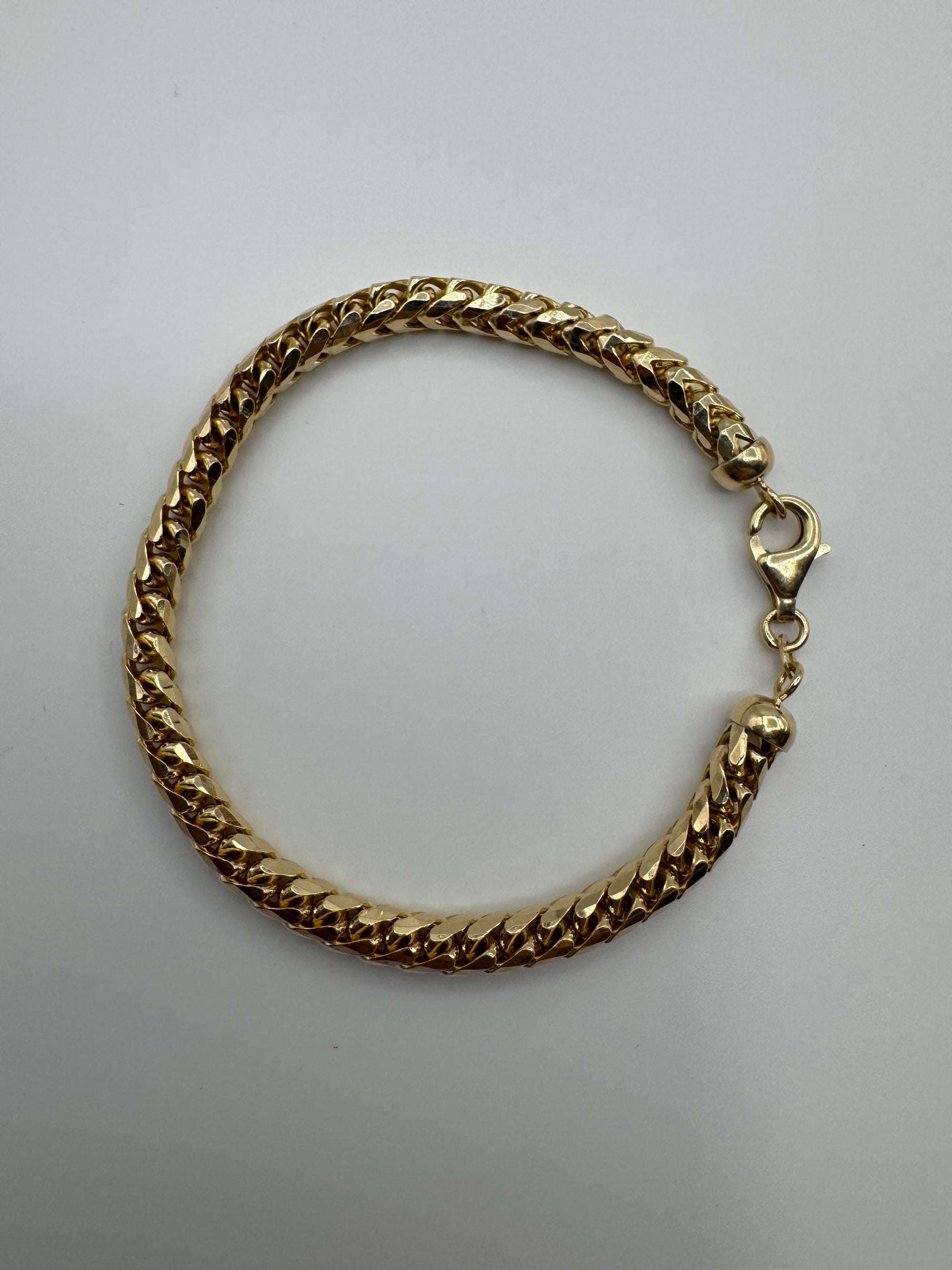 5mm Franco Bracelet 8.5 inches (DIAMOND CUT)