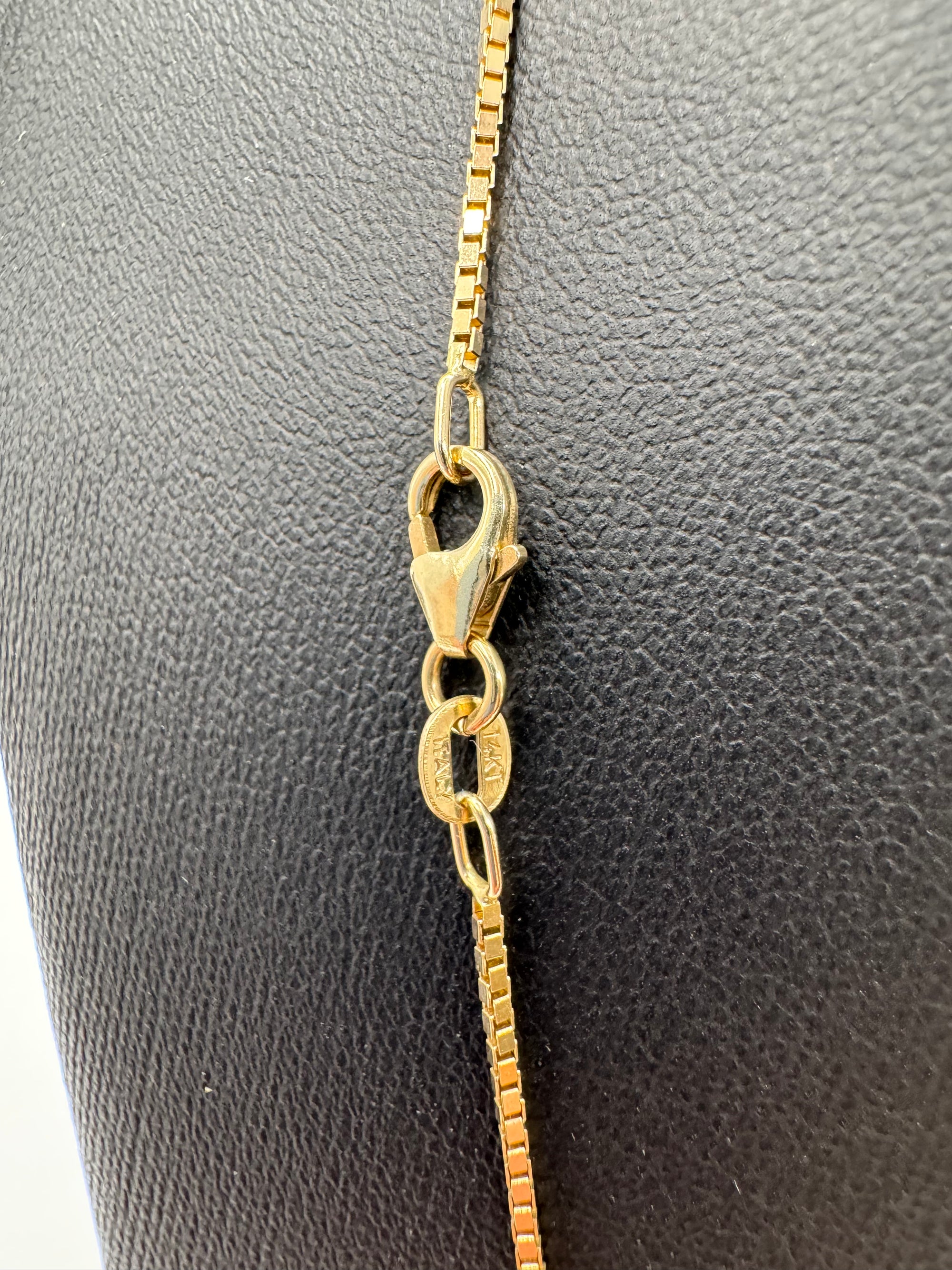 1mm Box Chain 22 inches