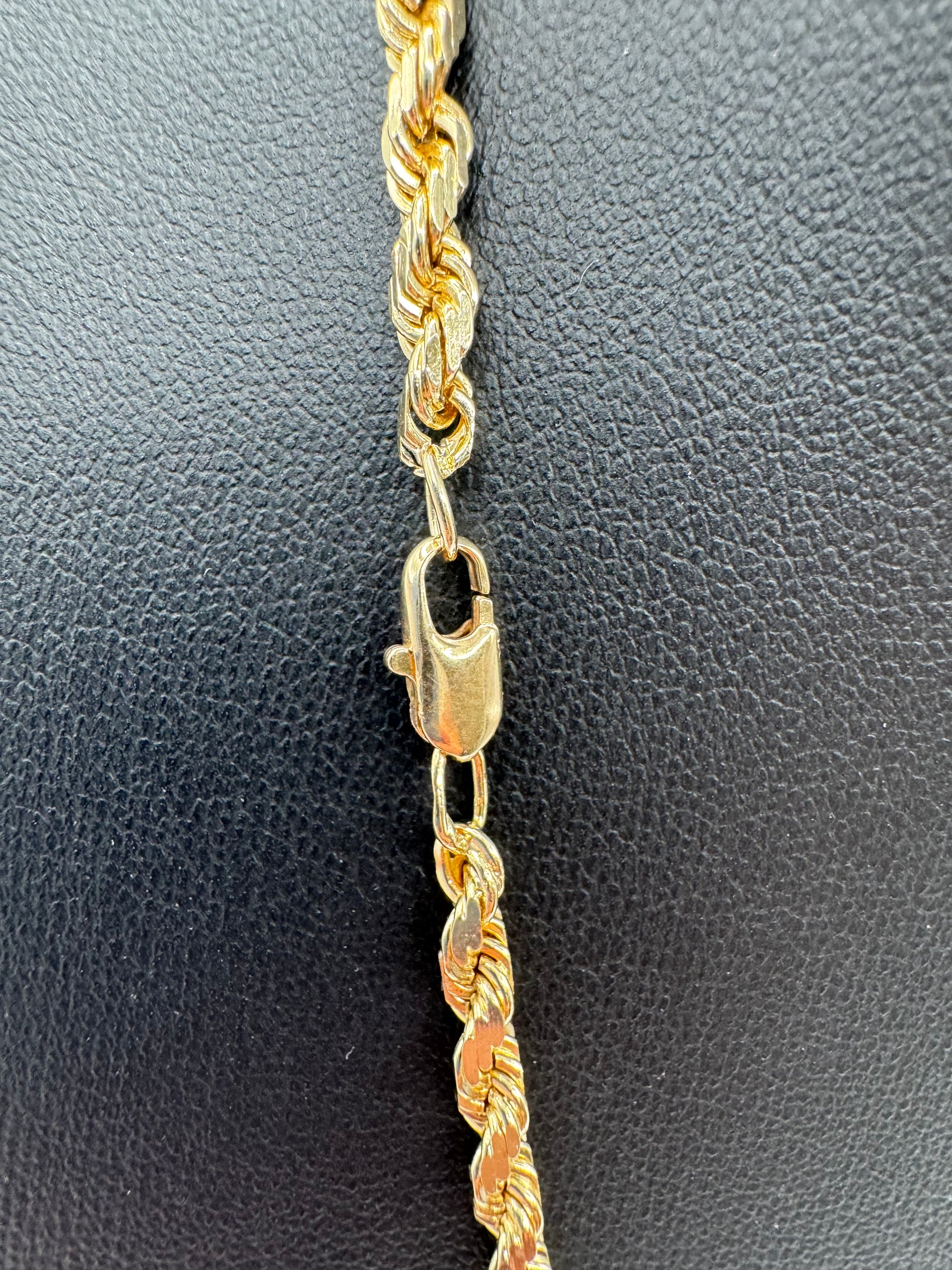 3.5mm Rope Chain 18 inches (DIAMOND CUT)