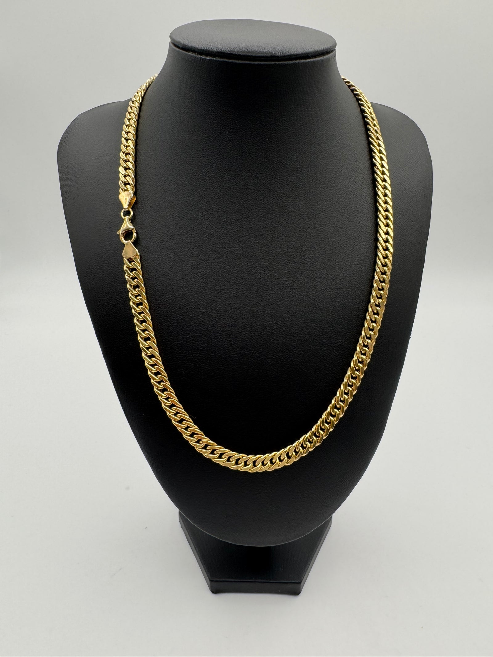 7mm Curb Link Chain 20 inches-Hollow