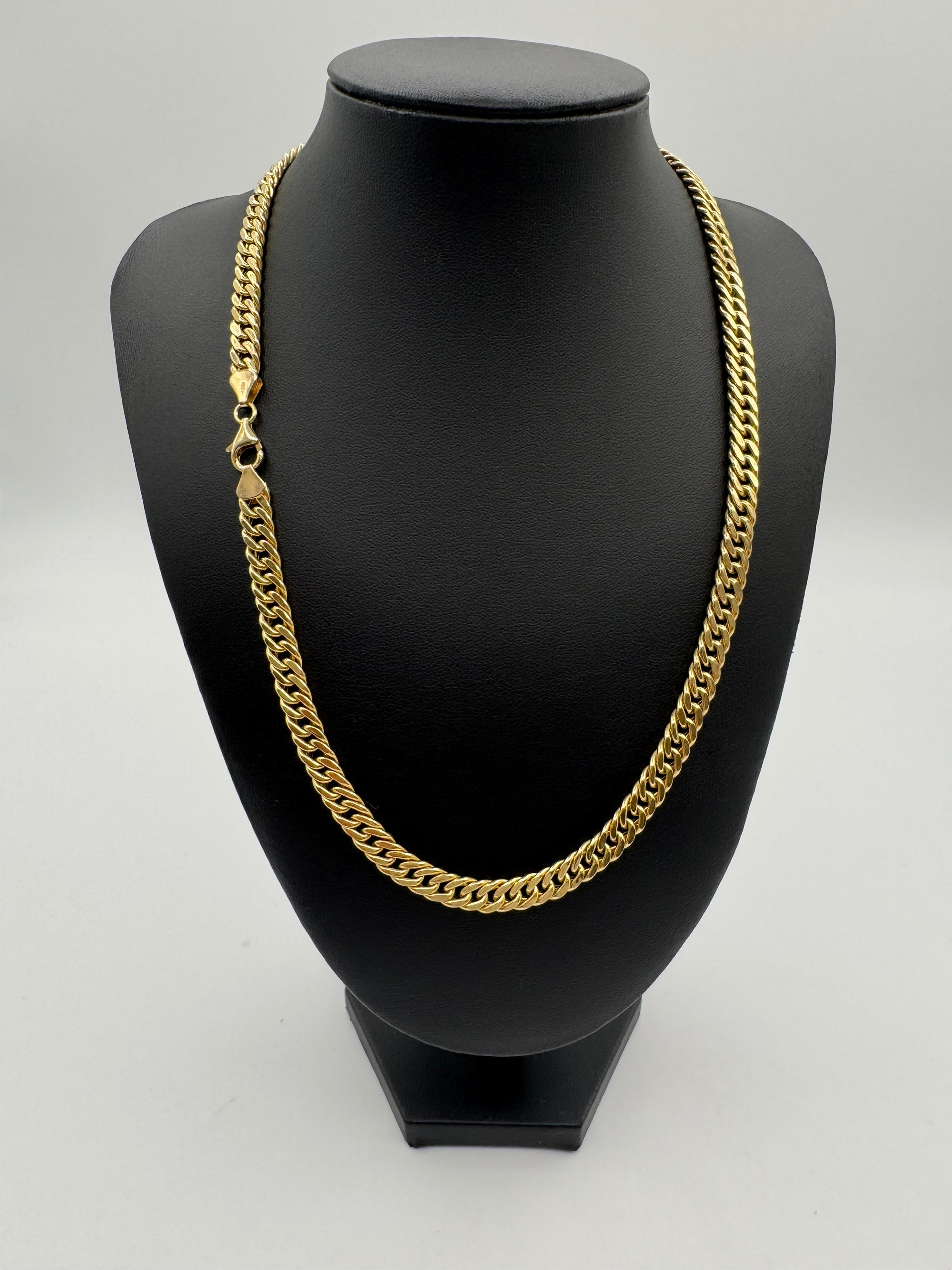 7mm Curb Link Chain 20 inches-Hollow