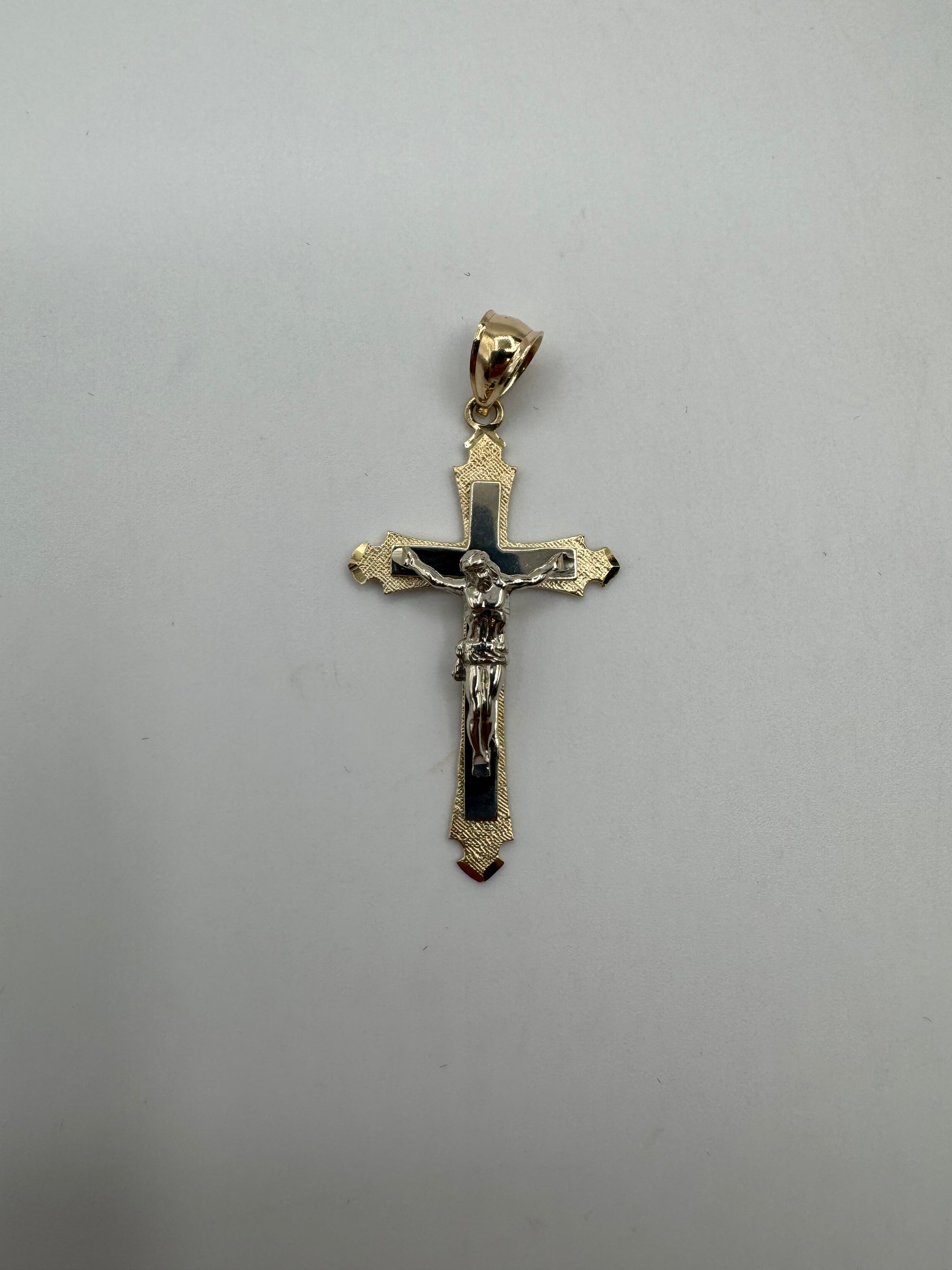 Crucifix-1 3/4 Inch (TWO TONE)
