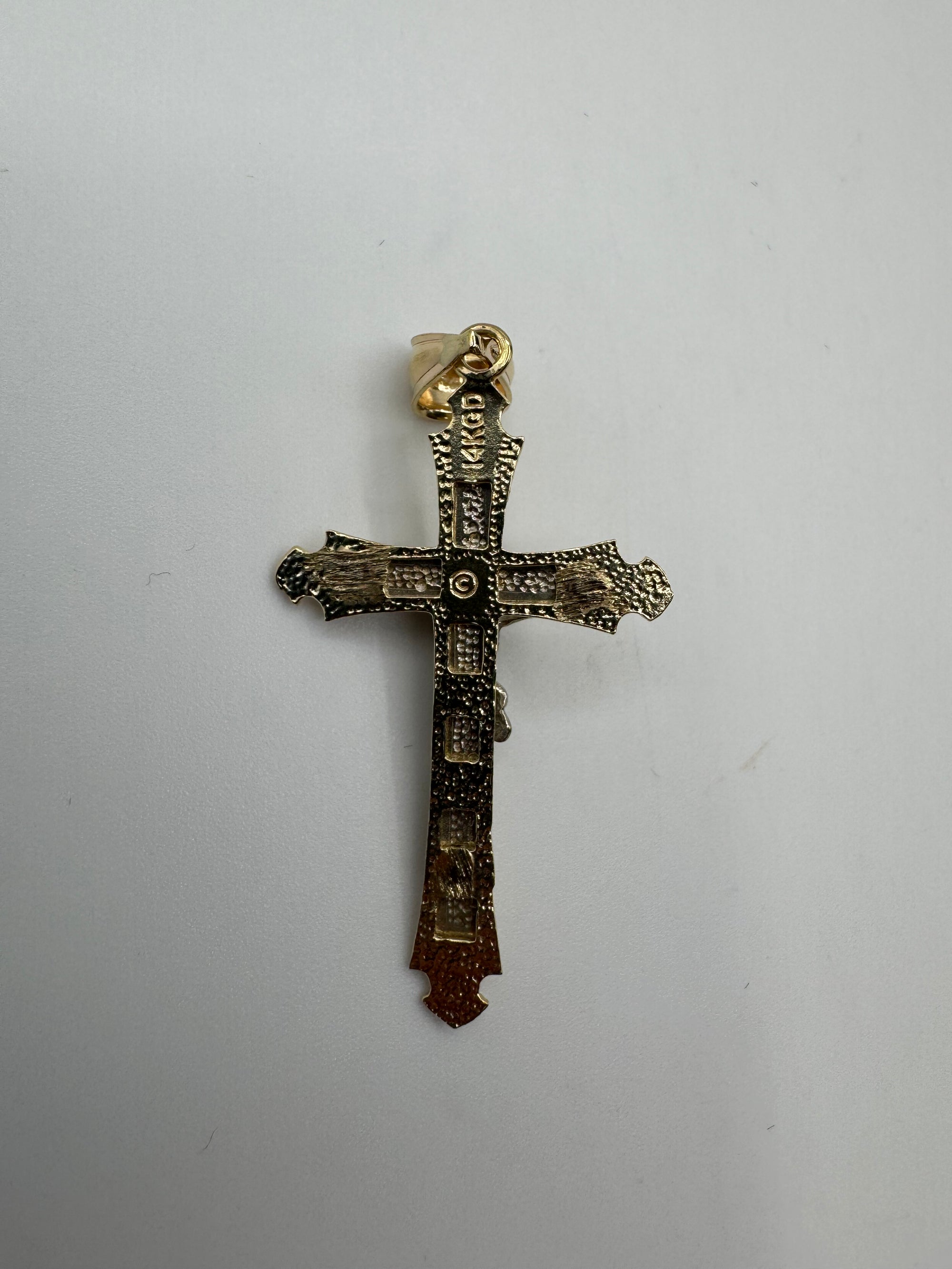 Crucifix-1 3/4 Inch (TWO TONE)
