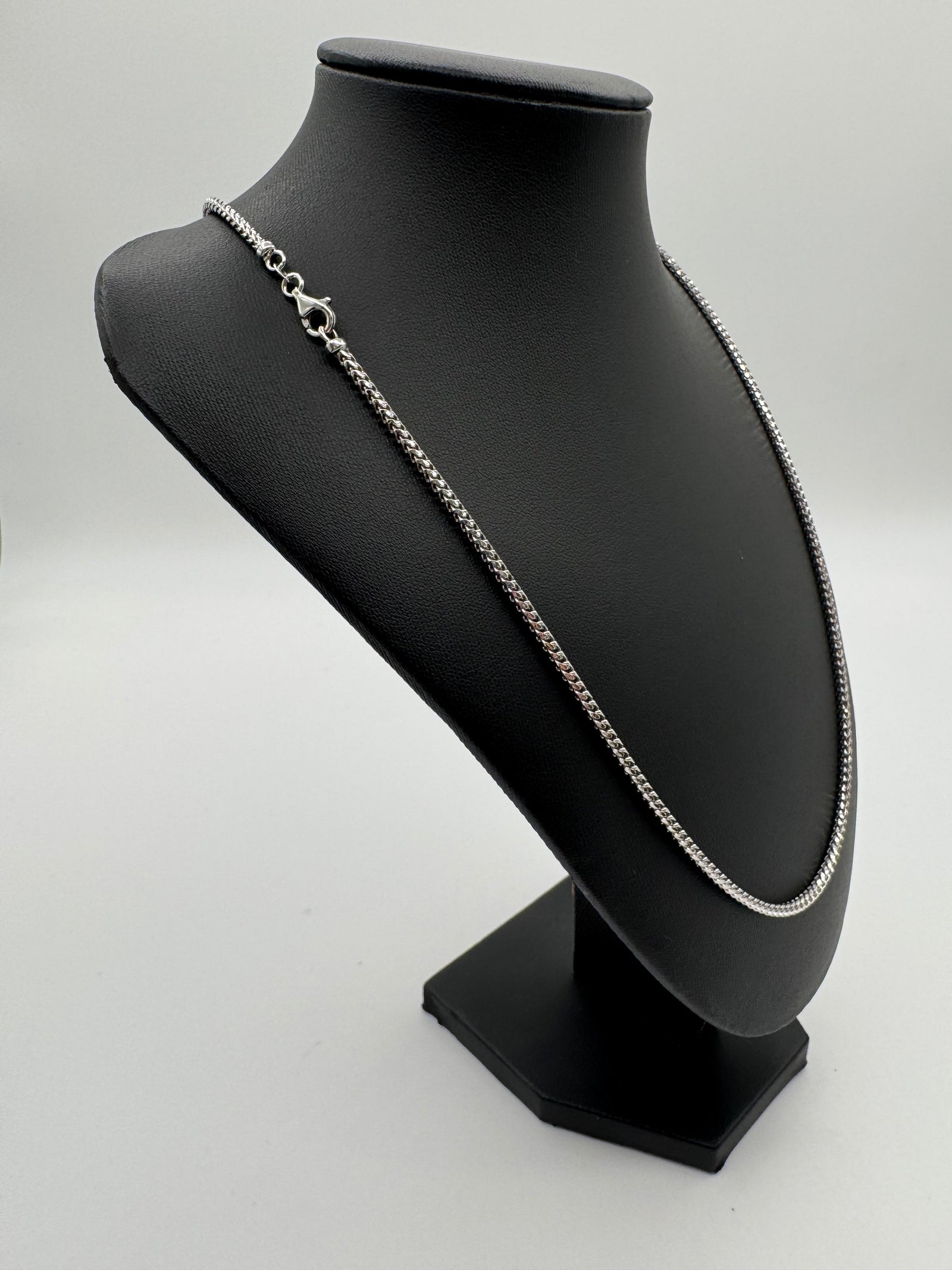 2.5mm Franco Chain 24 inches (DIAMOND CUT)