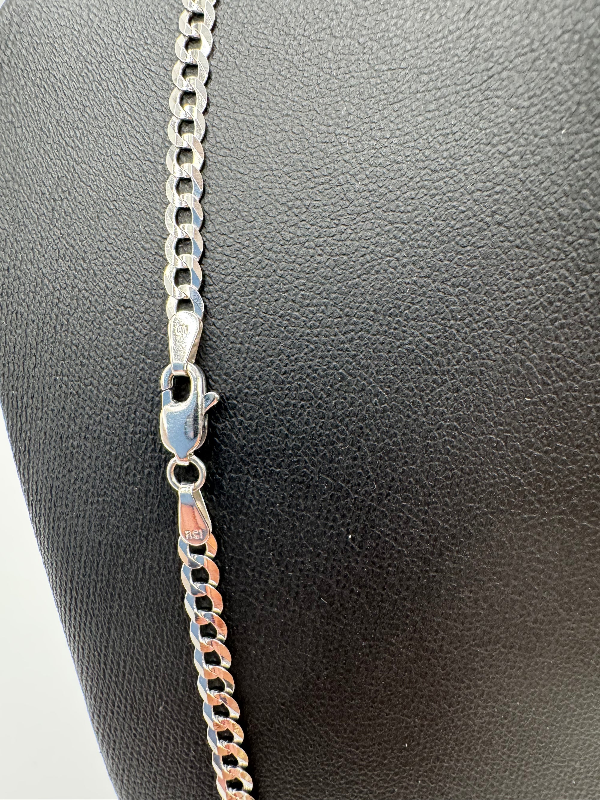 3.5MM Flat Curb Chain 24 inches