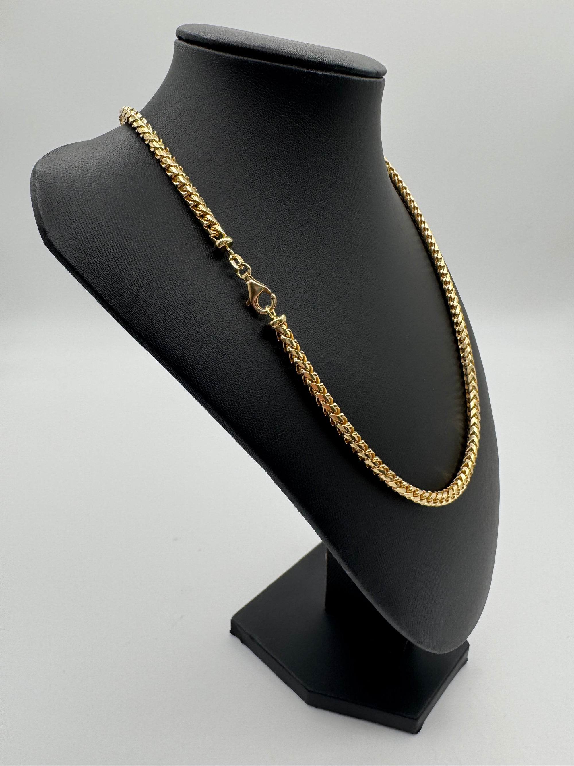 4mm Franco Chain 20 inches (DIAMOND CUT)