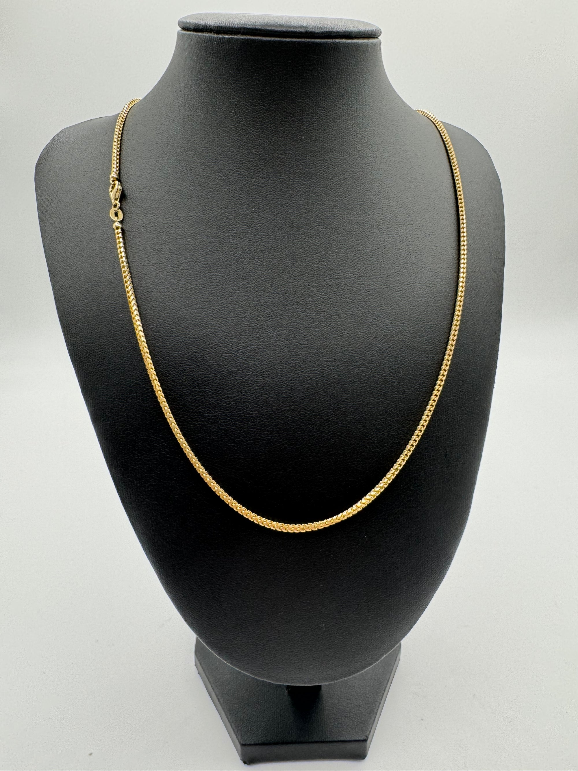 2mm Franco Chain 22 inches (PLAIN)