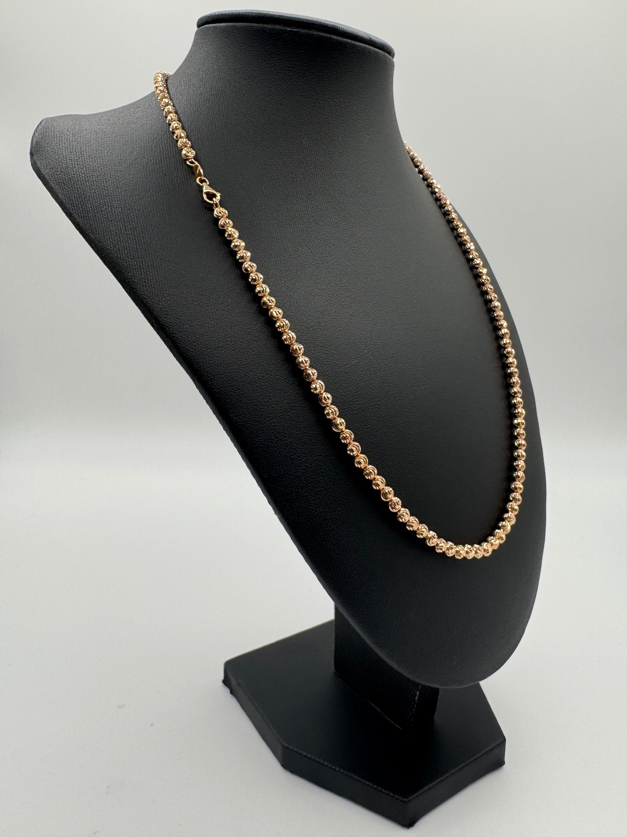 4mm Moon Cut Chain 20 inches