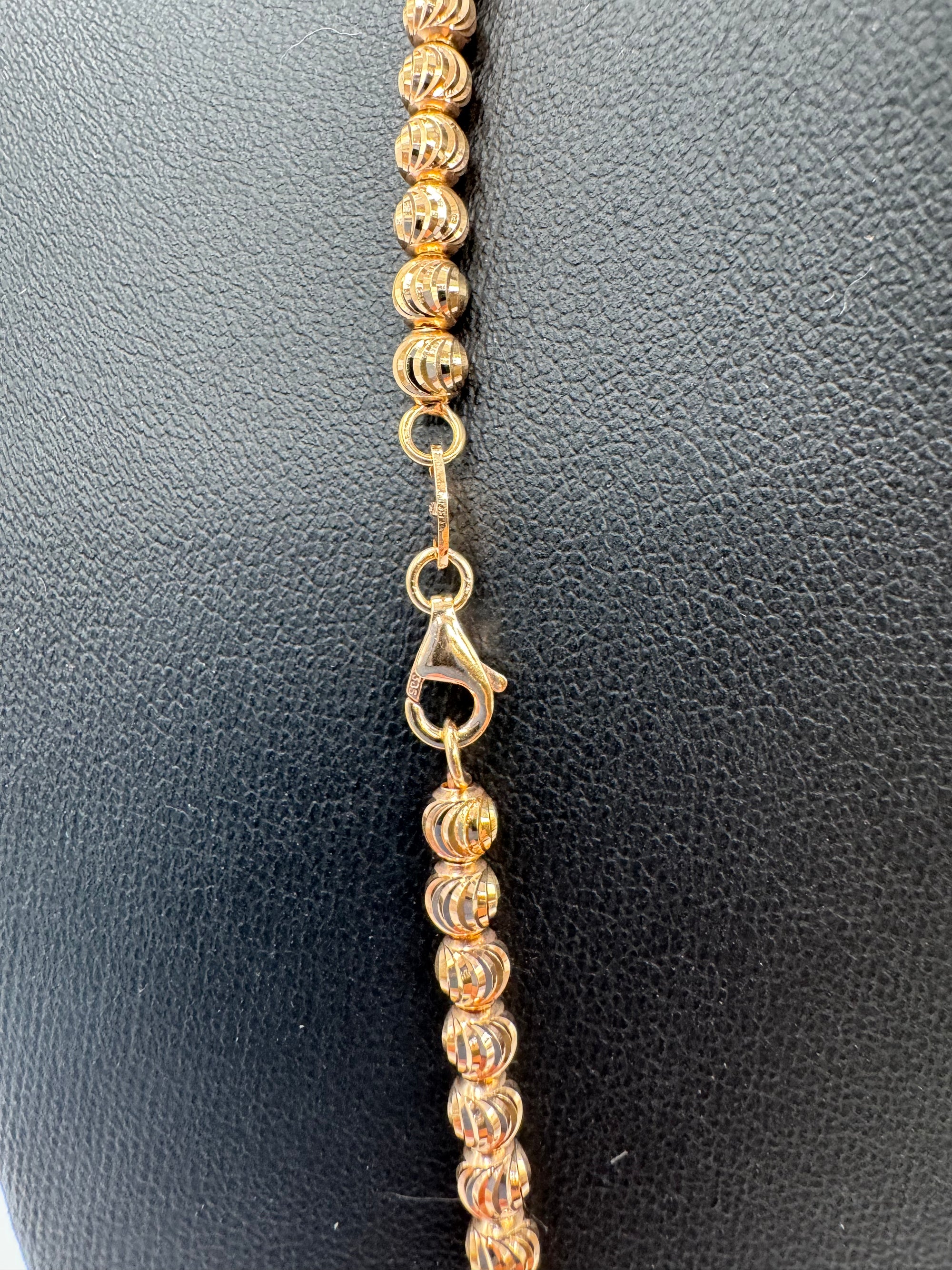 4mm Moon Cut Chain 20 inches