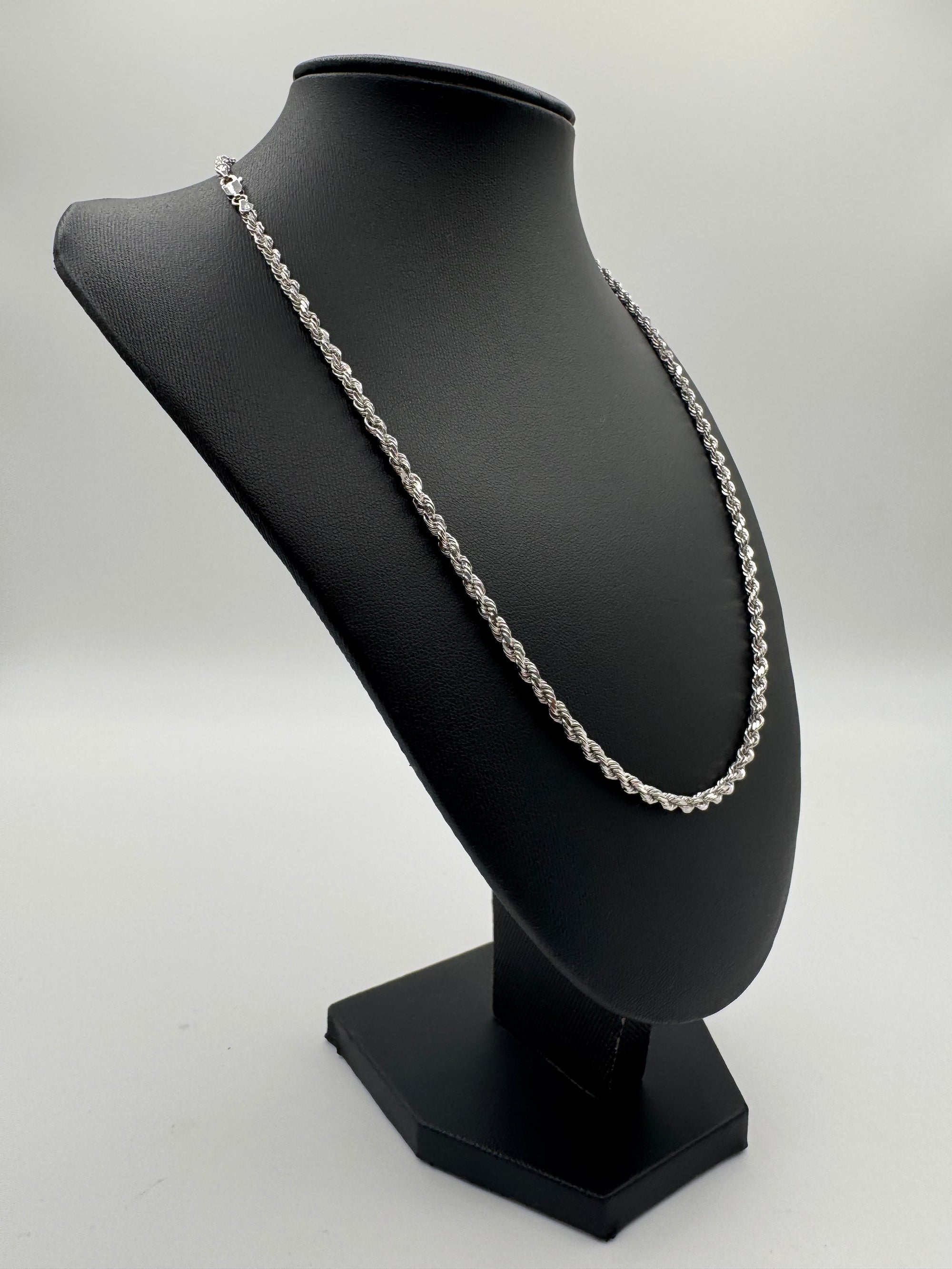 3.5mm Rope Chain 20 inches (DIAMOND CUT)