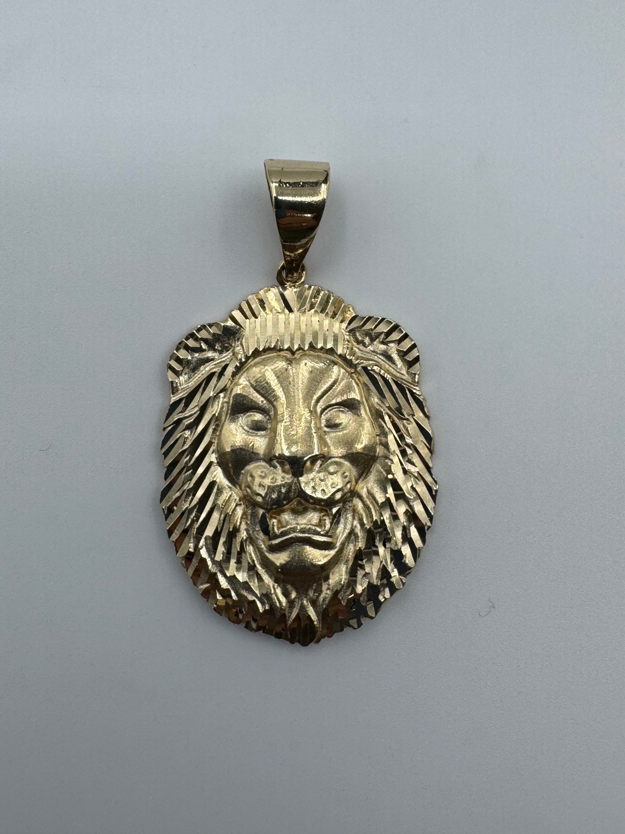 Lion Round Pendant-2 3/4 inch