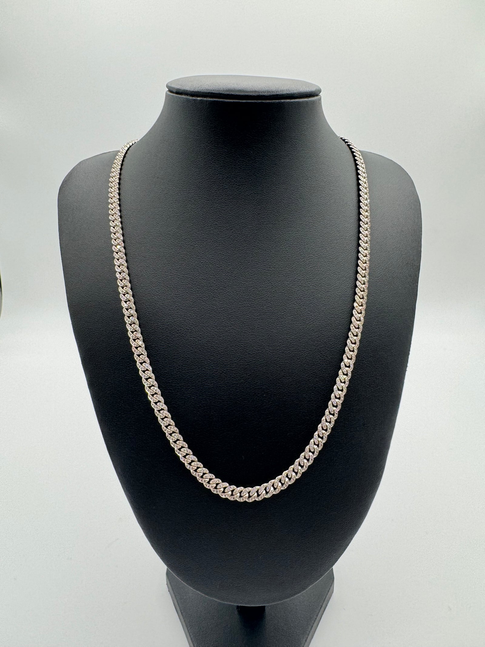 5MM Diamond Miami Cuban Link 20 inches (JACOJE Stamped)
