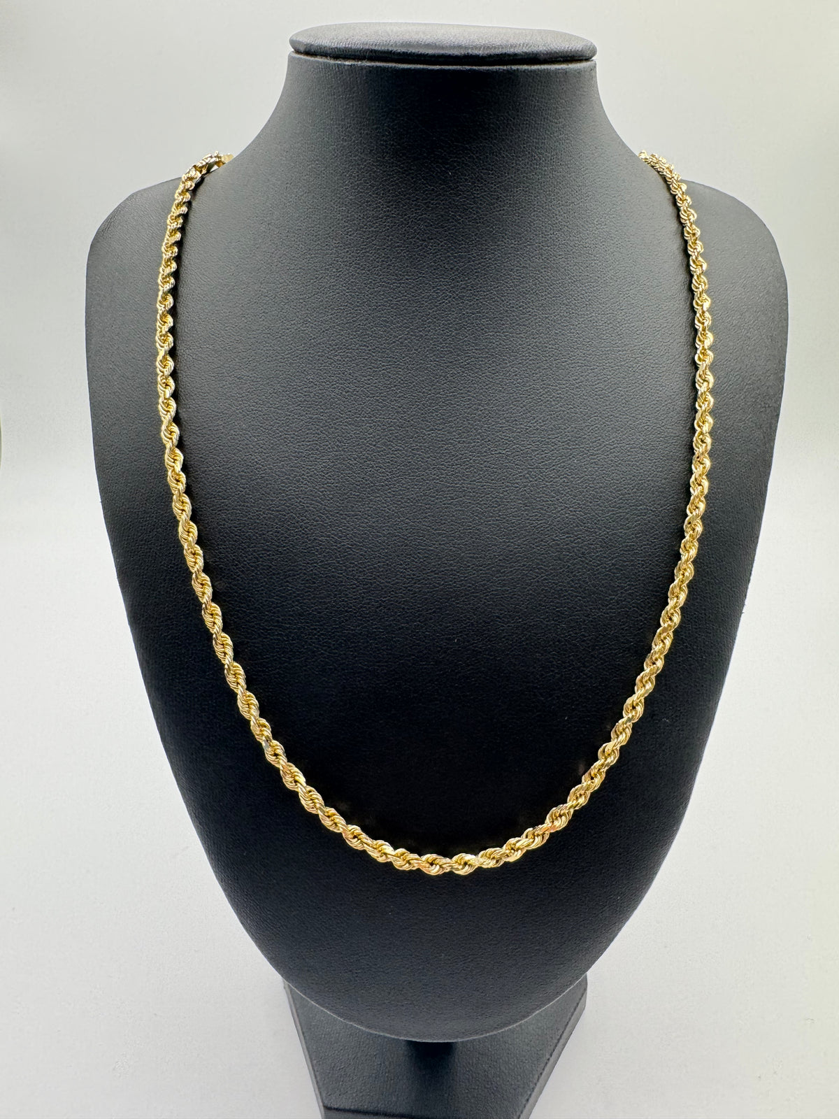 3.5mm Rope Chain 24.5 inches (DIAMOND CUT) - LINX RESALE