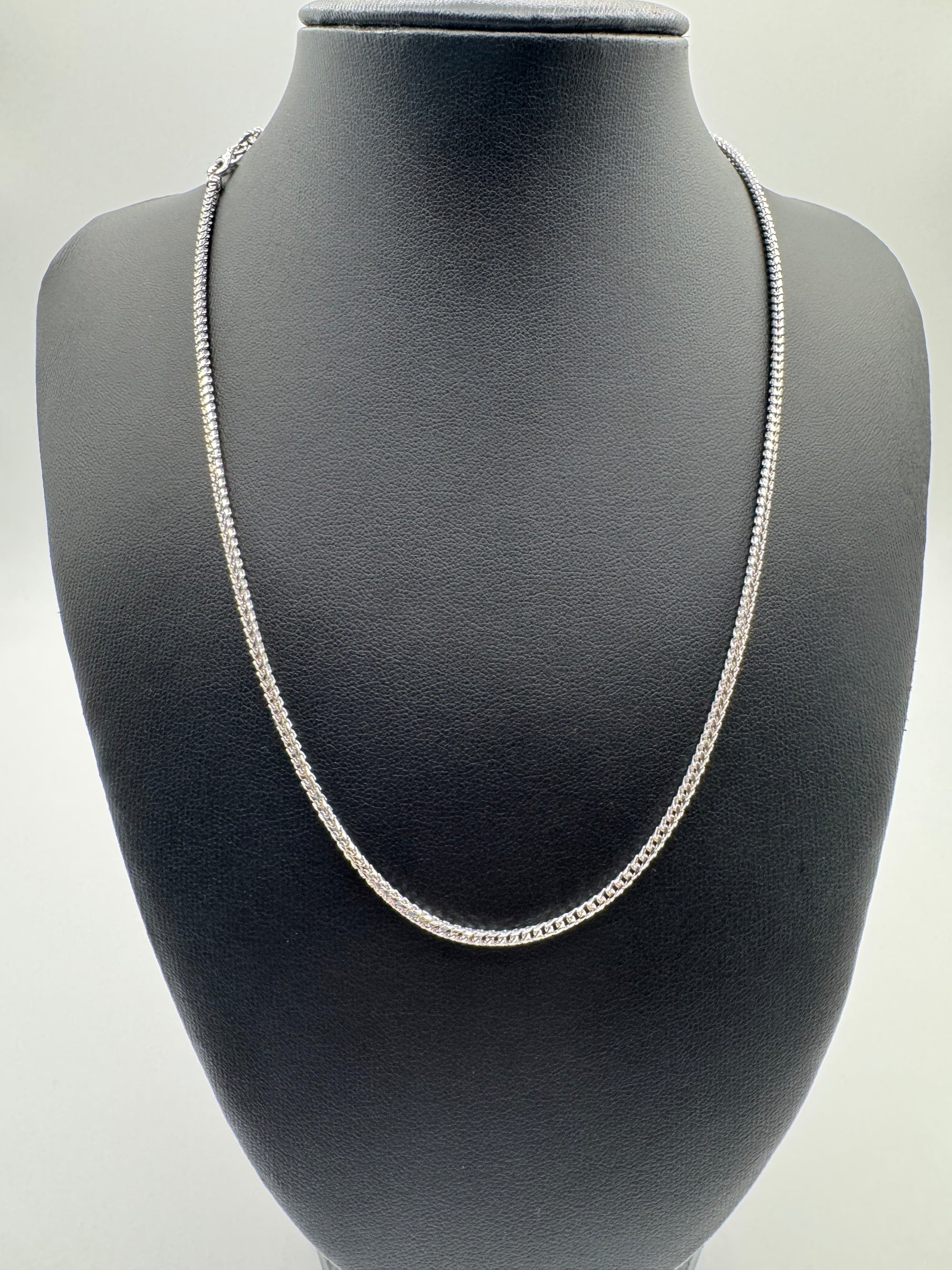 2mm Franco Chain 18.25 inches (DIAMOND CUT)