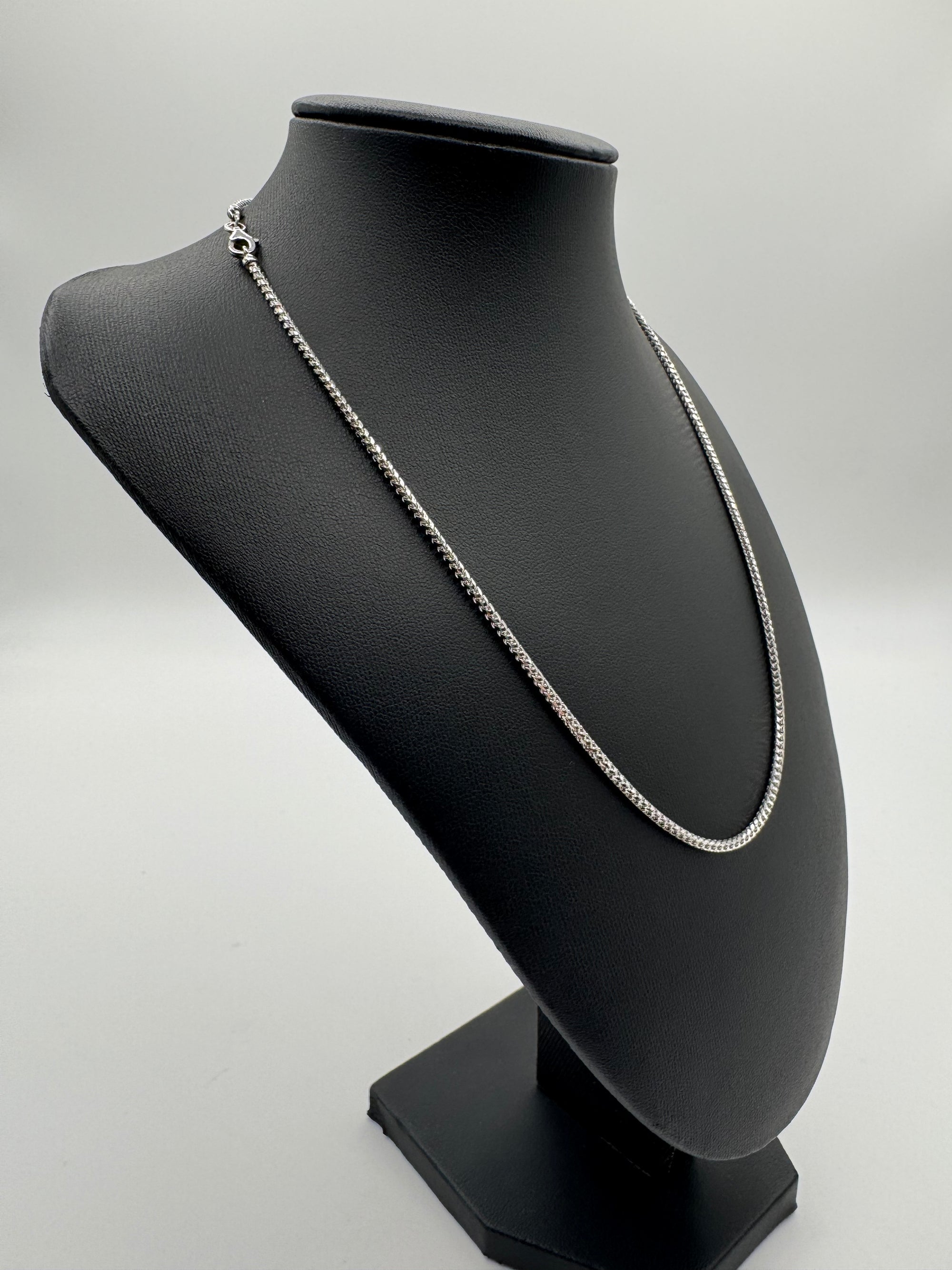 2mm Franco Chain 18.25 inches (DIAMOND CUT)