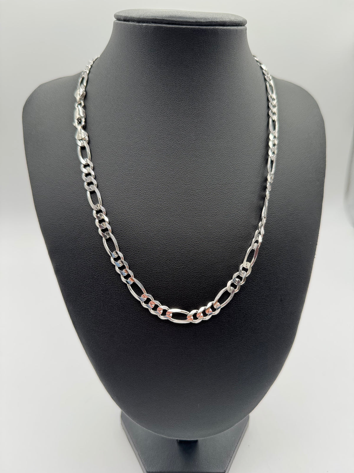 6mm Figaro Chain 26 inches