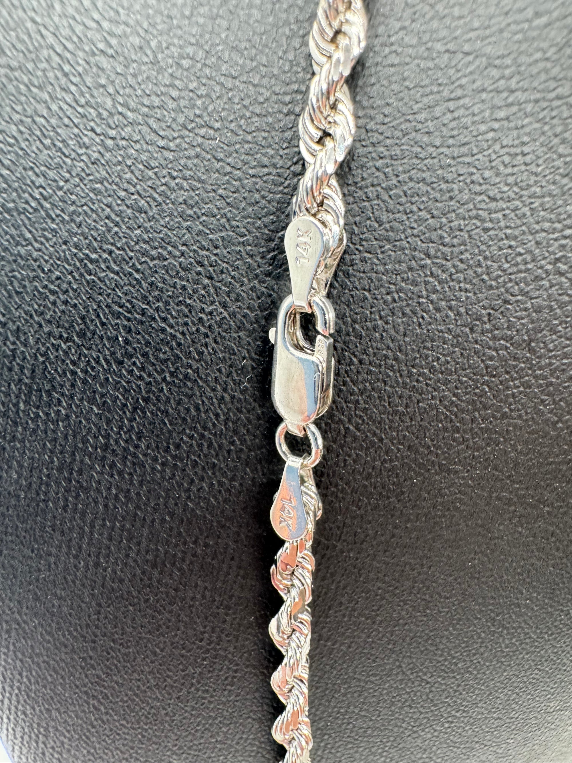 3.5mm Rope Chain 20 inches (DIAMOND CUT)