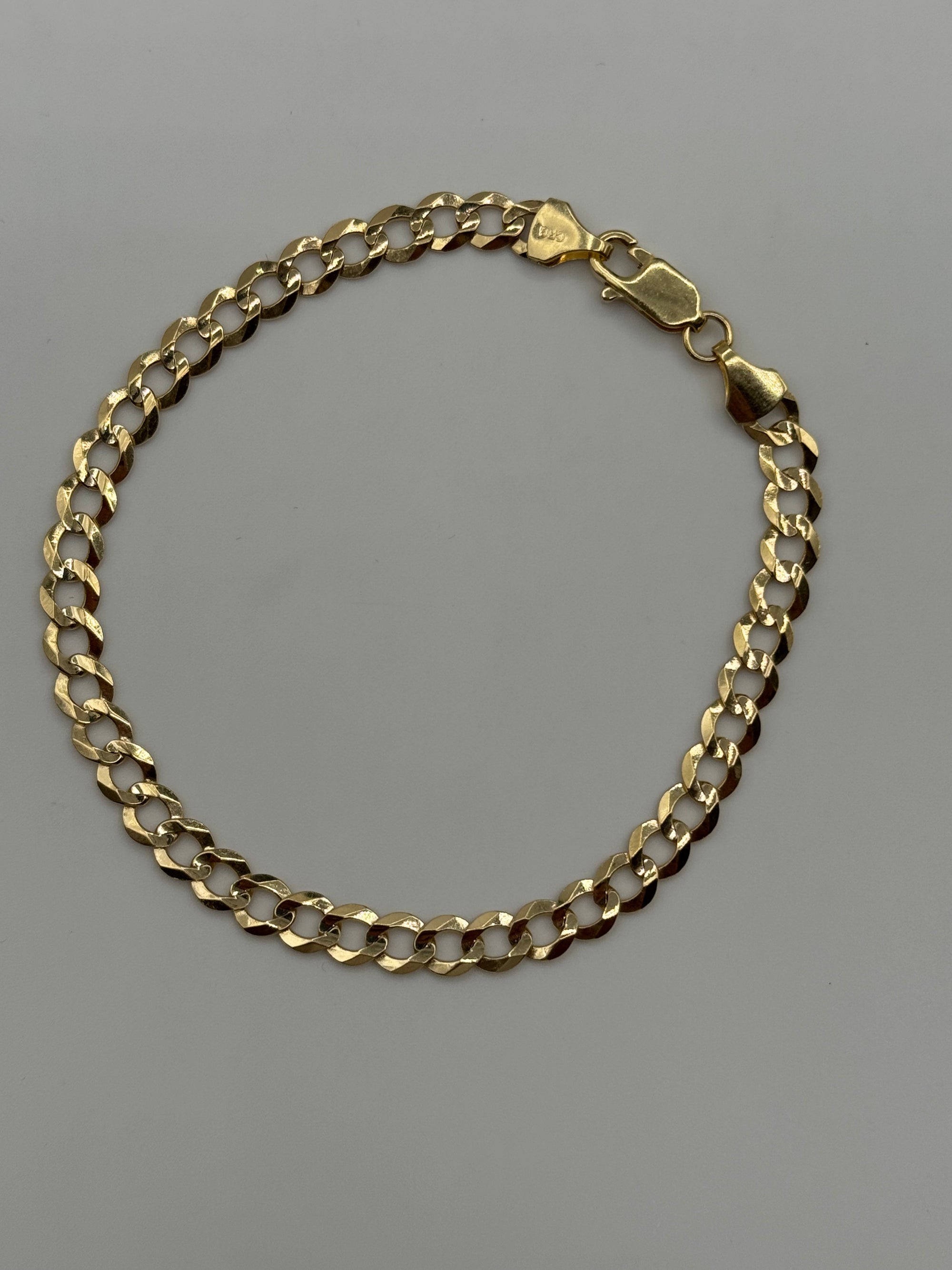 5.8mm Flat Curb Bracelet 8.75 inches