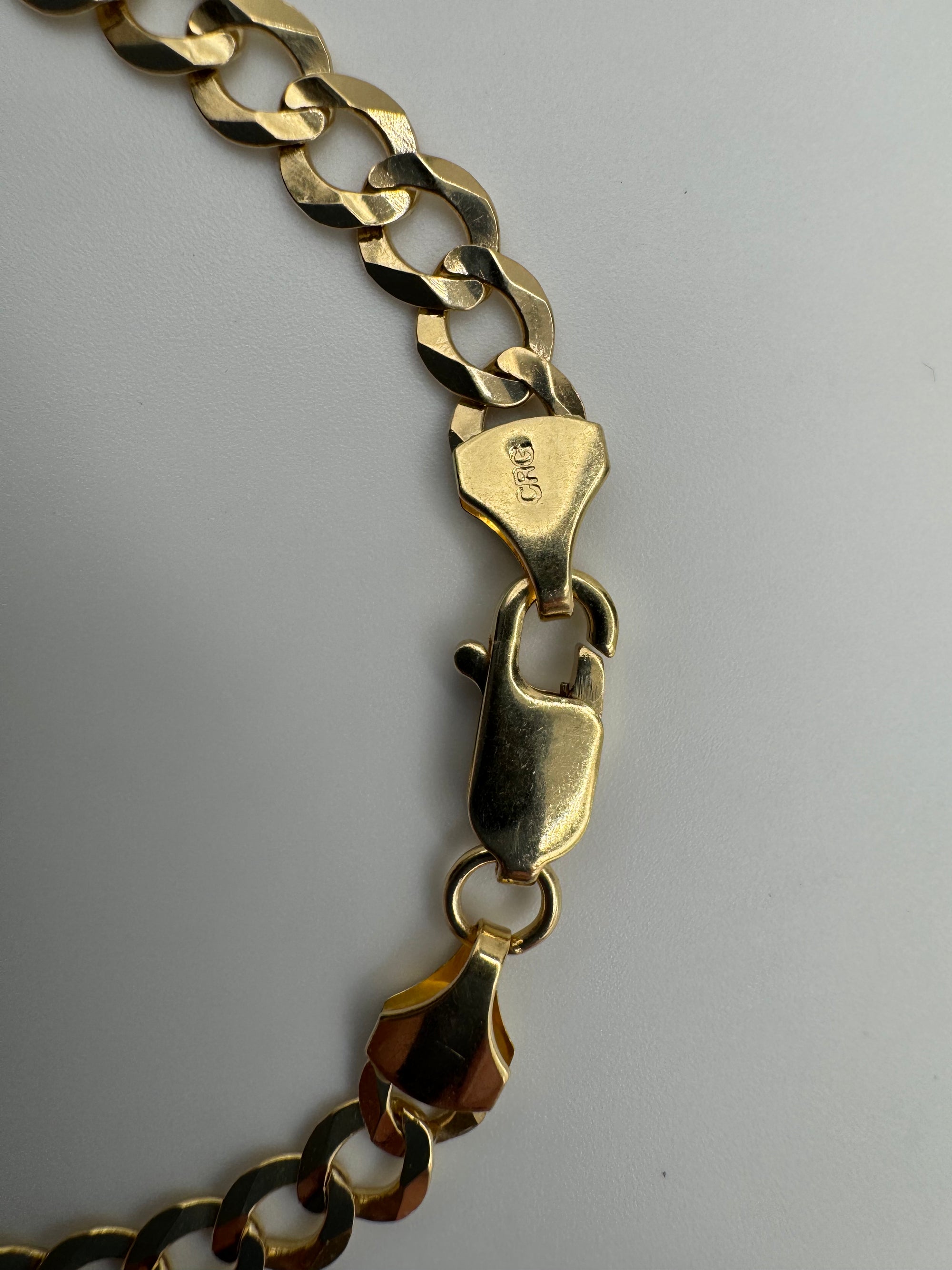 5.8mm Flat Curb Bracelet 8.75 inches
