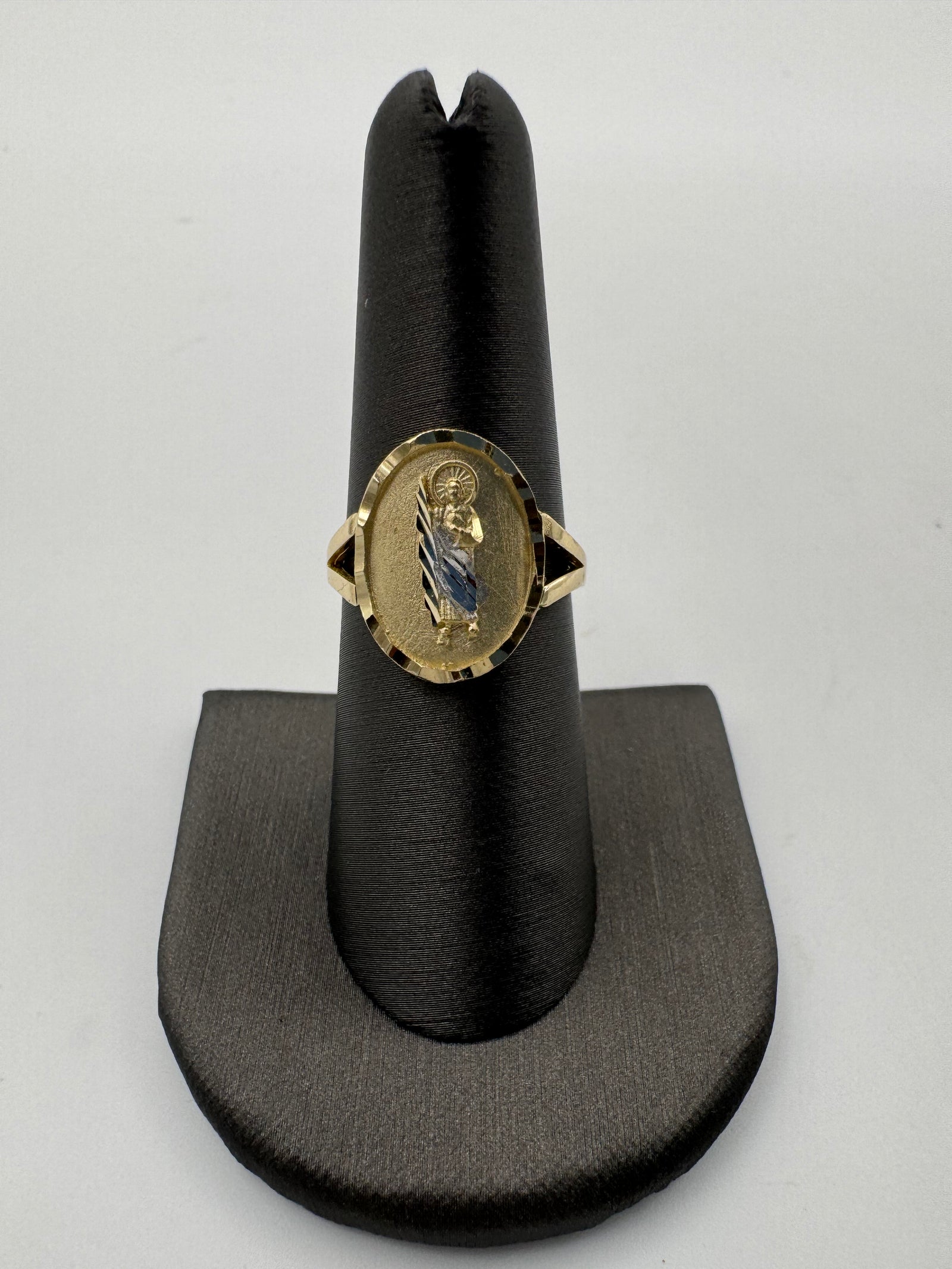 16MM Religious Ring-Size 7.5