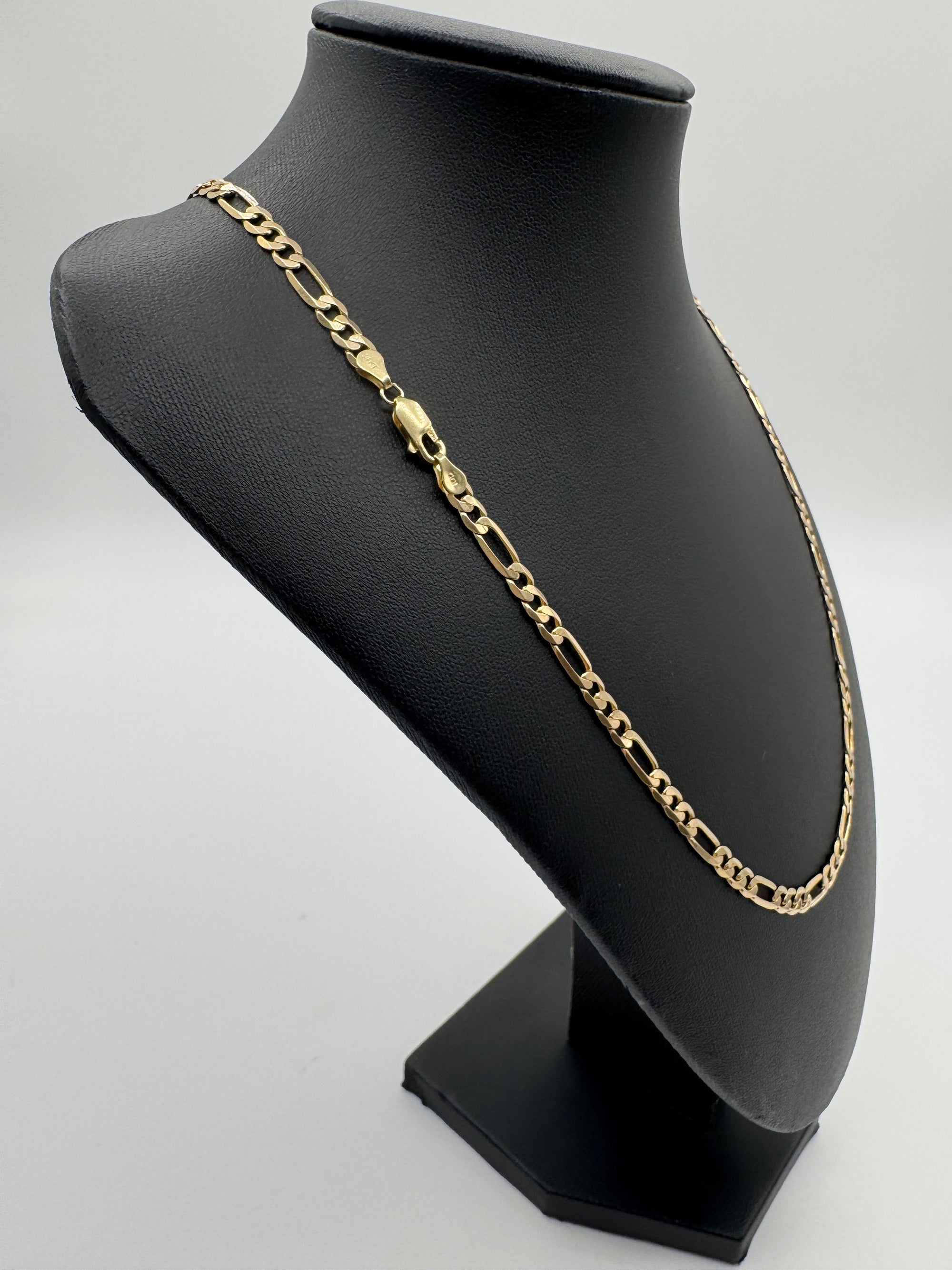 4.5mm Figaro Chain 24 inches