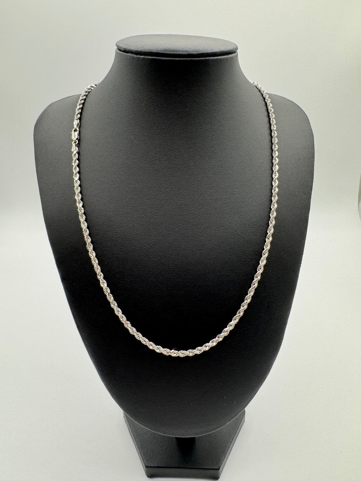 3mm Rope Chain 20 1/4 inches (DIAMOND CUT)
