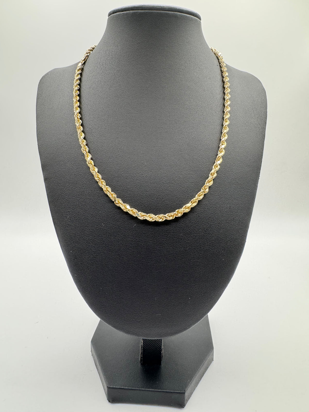 4mm Rope Chain 18 inches (DIAMOND CUT)