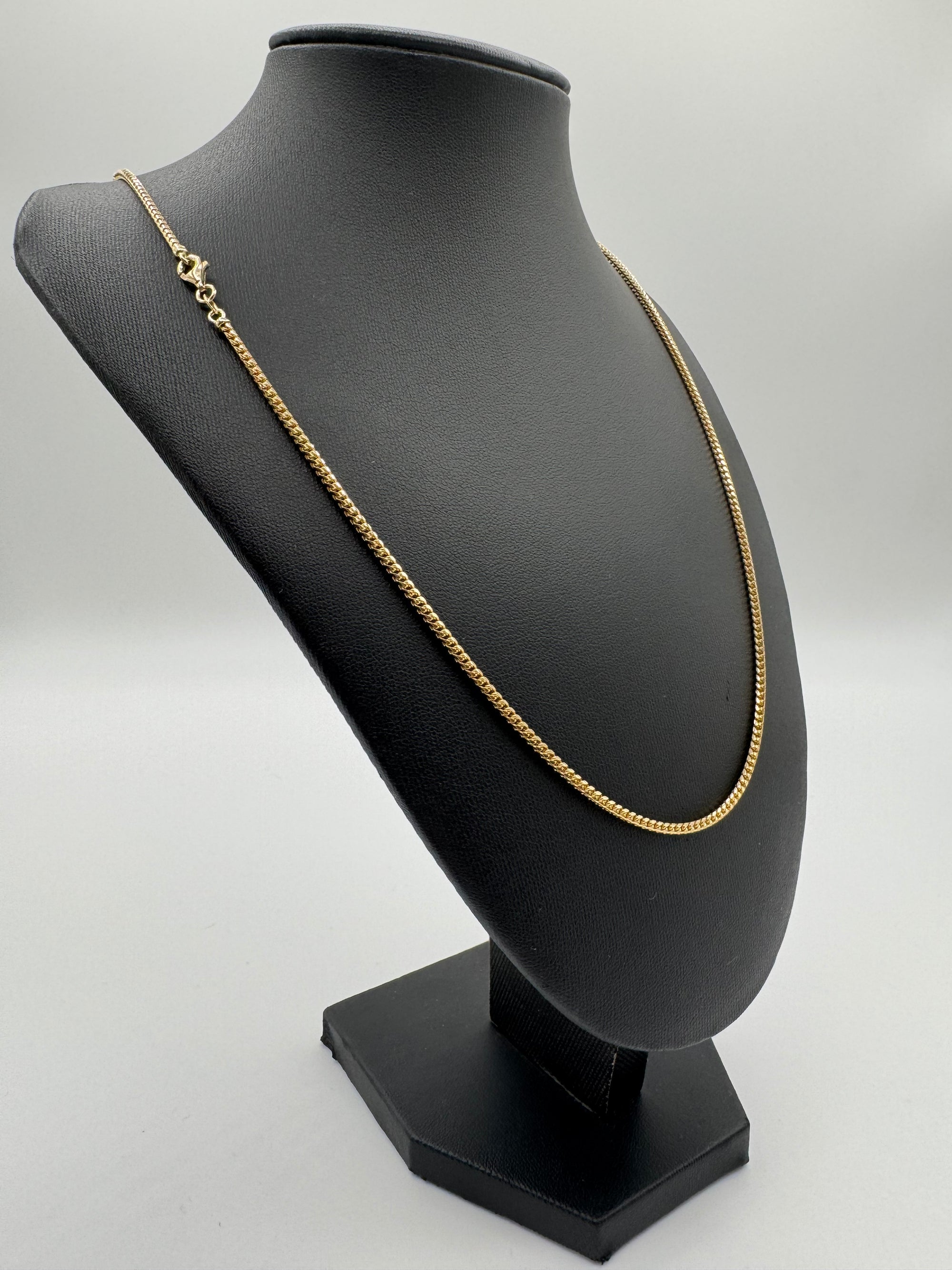 2mm Franco Chain 24 inches (DIAMOND CUT)
