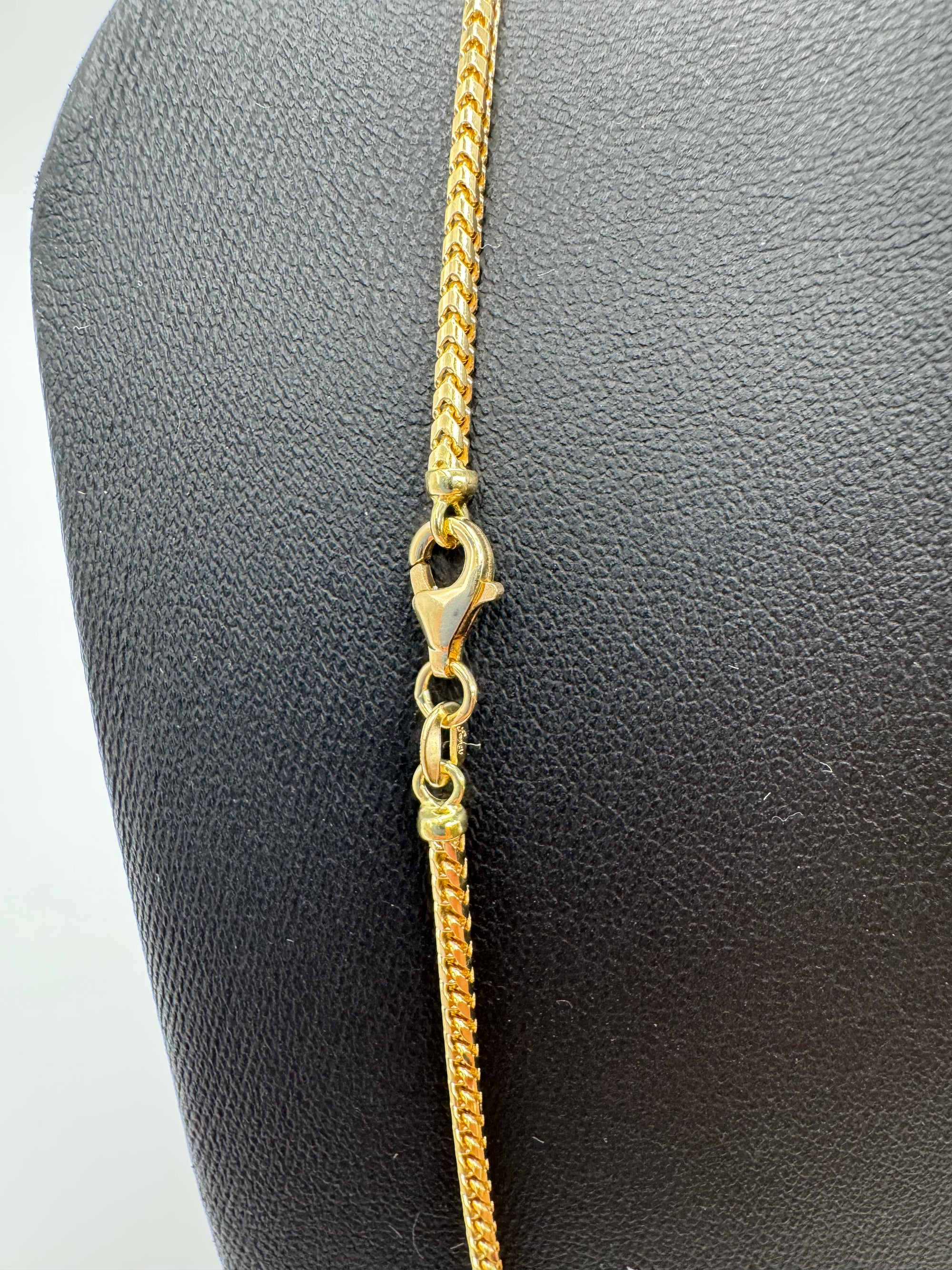 2mm Franco Chain 24 inches (DIAMOND CUT)