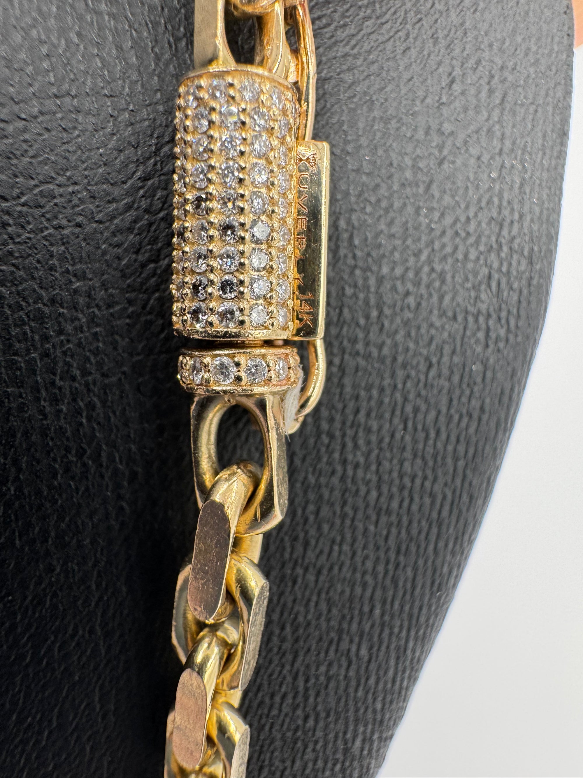 4mm HEAVY LINK 22.5 inches (DIAMOND CUT)-Diamond Lock